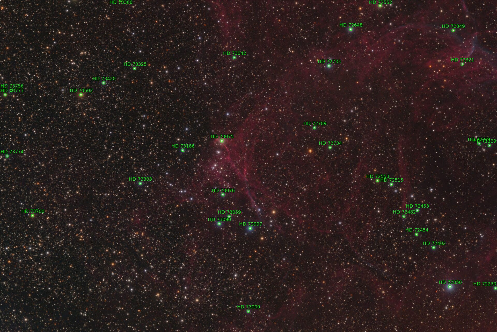 Sternkarten-Overlay (Astrometry.net)