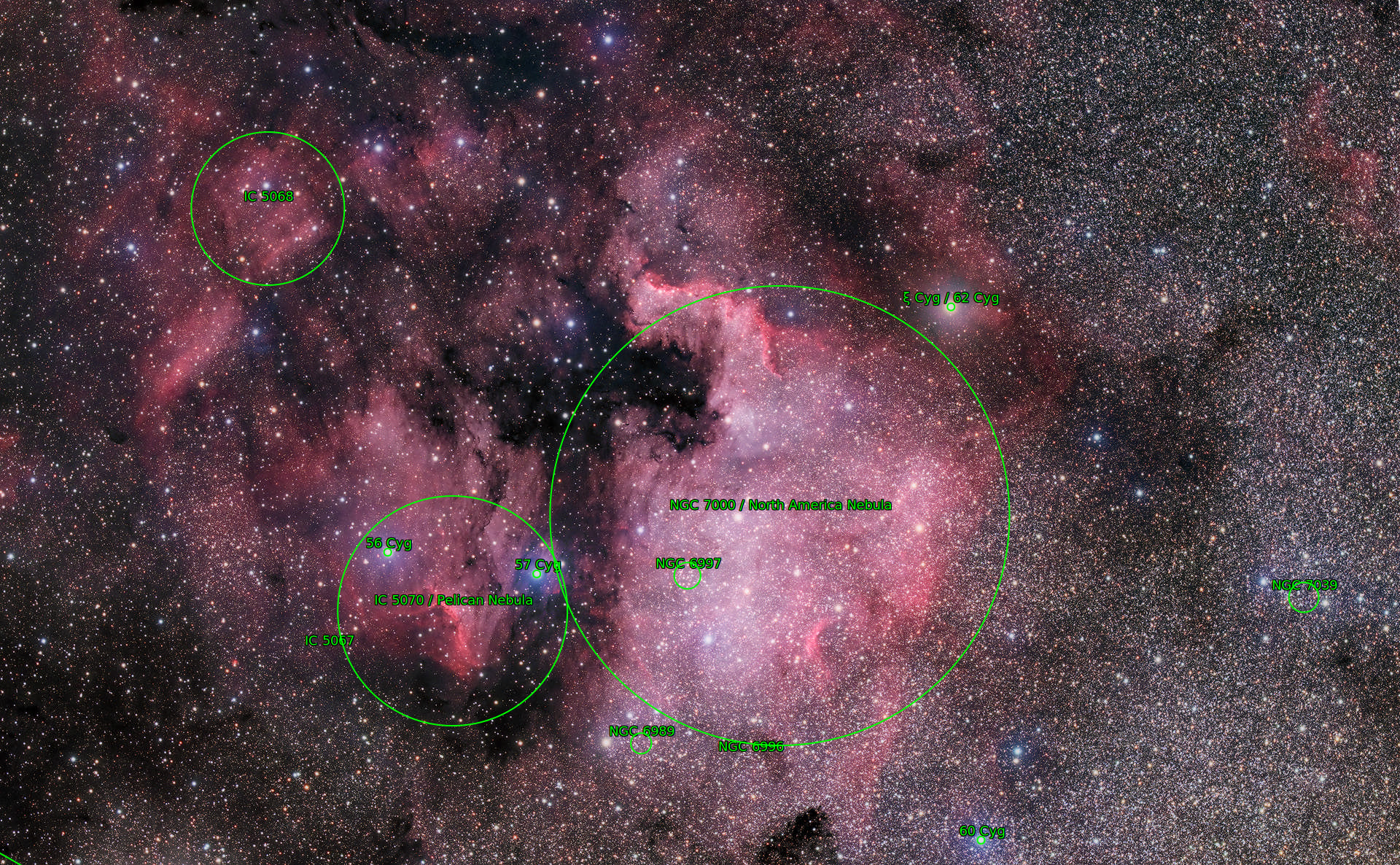 Sternkarten-Overlay (Astrometry.net)