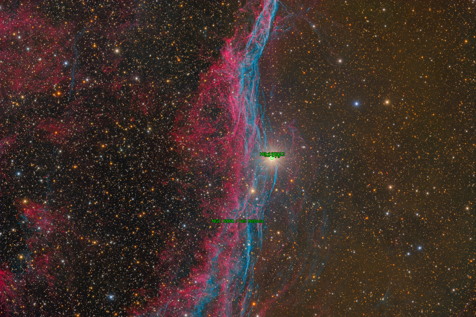 Sternkarten-Overlay (Astrometry.net)