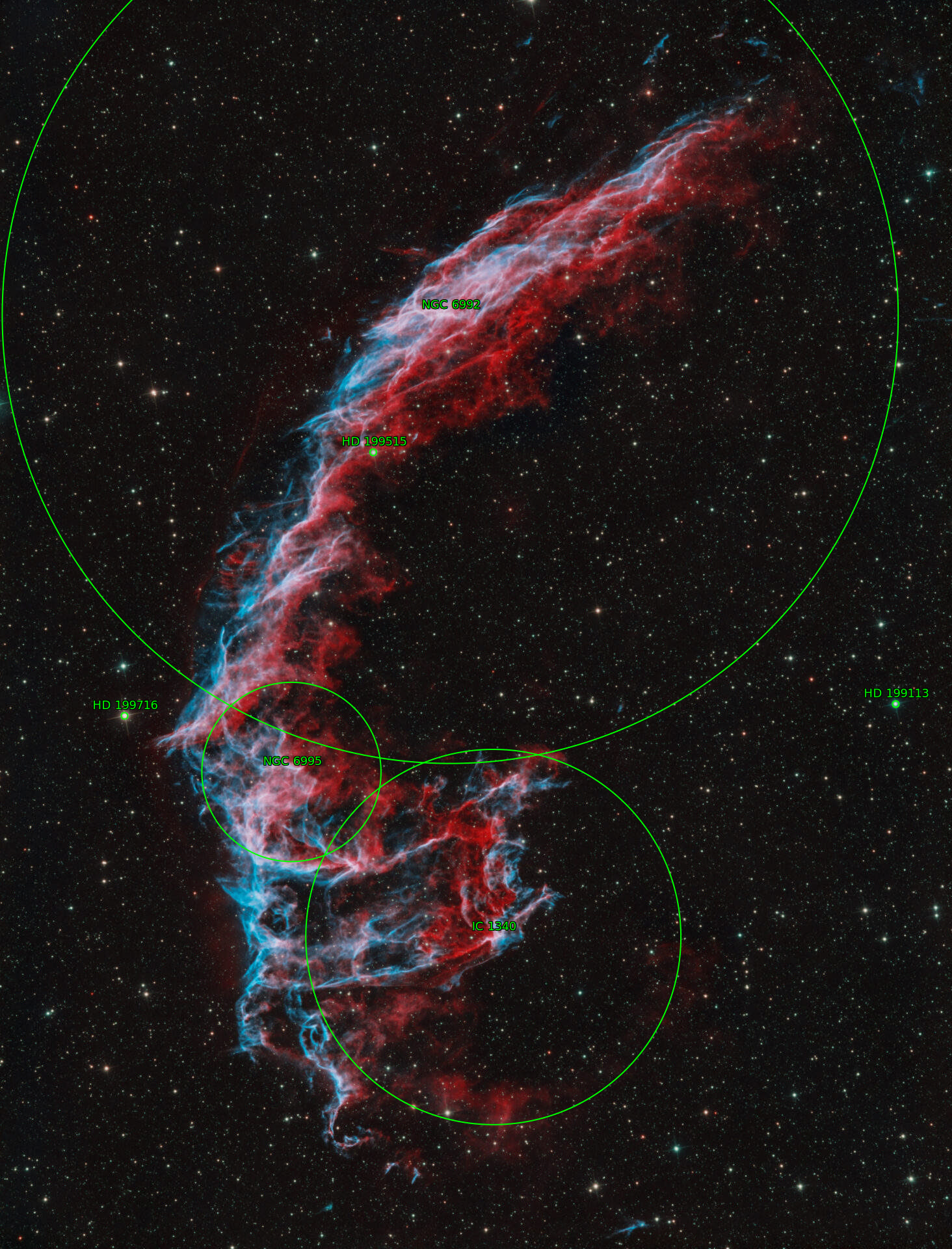 Sternkarten-Overlay (Astrometry.net)