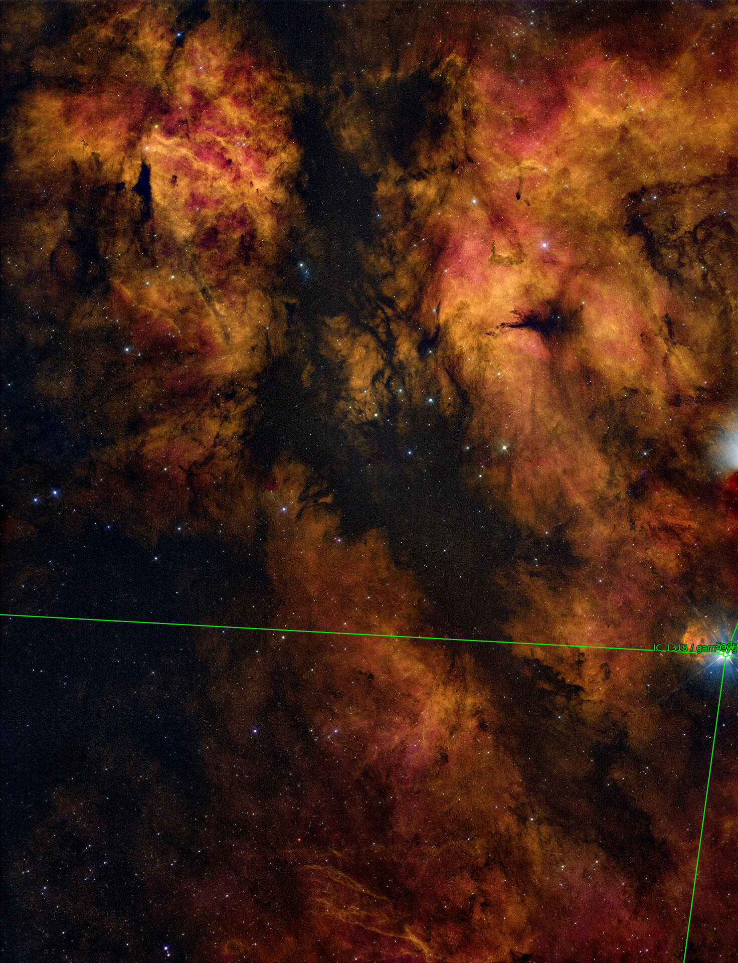 Sternkarten-Overlay (Astrometry.net)
