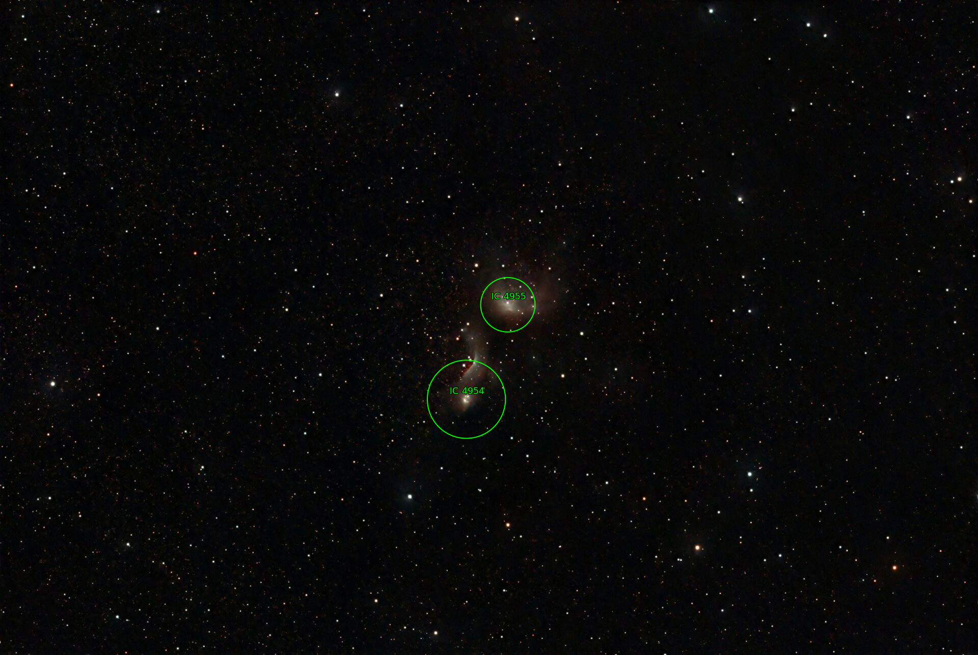 Sternkarten-Overlay (Astrometry.net)