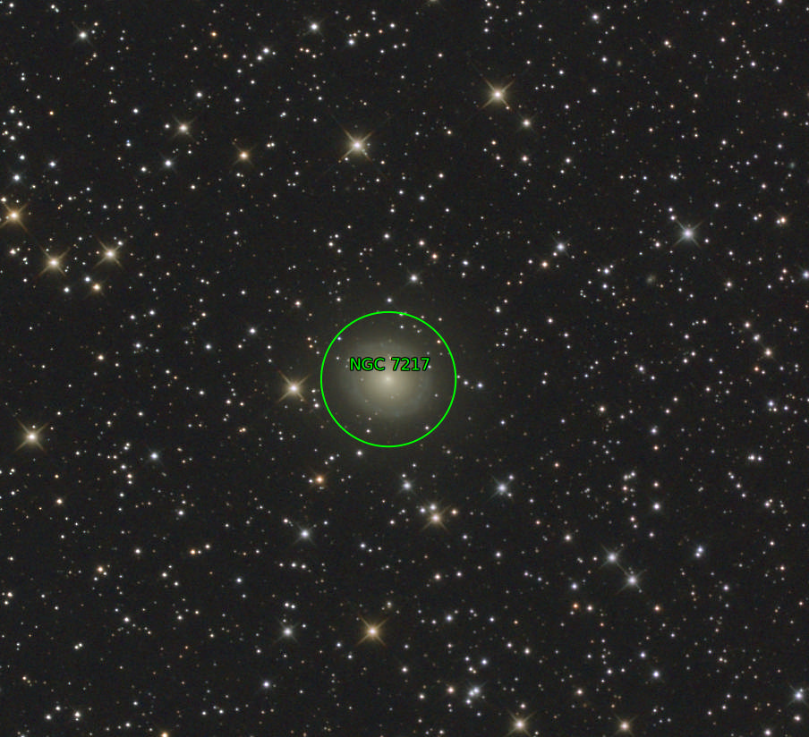 Sternkarten-Overlay (Astrometry.net)