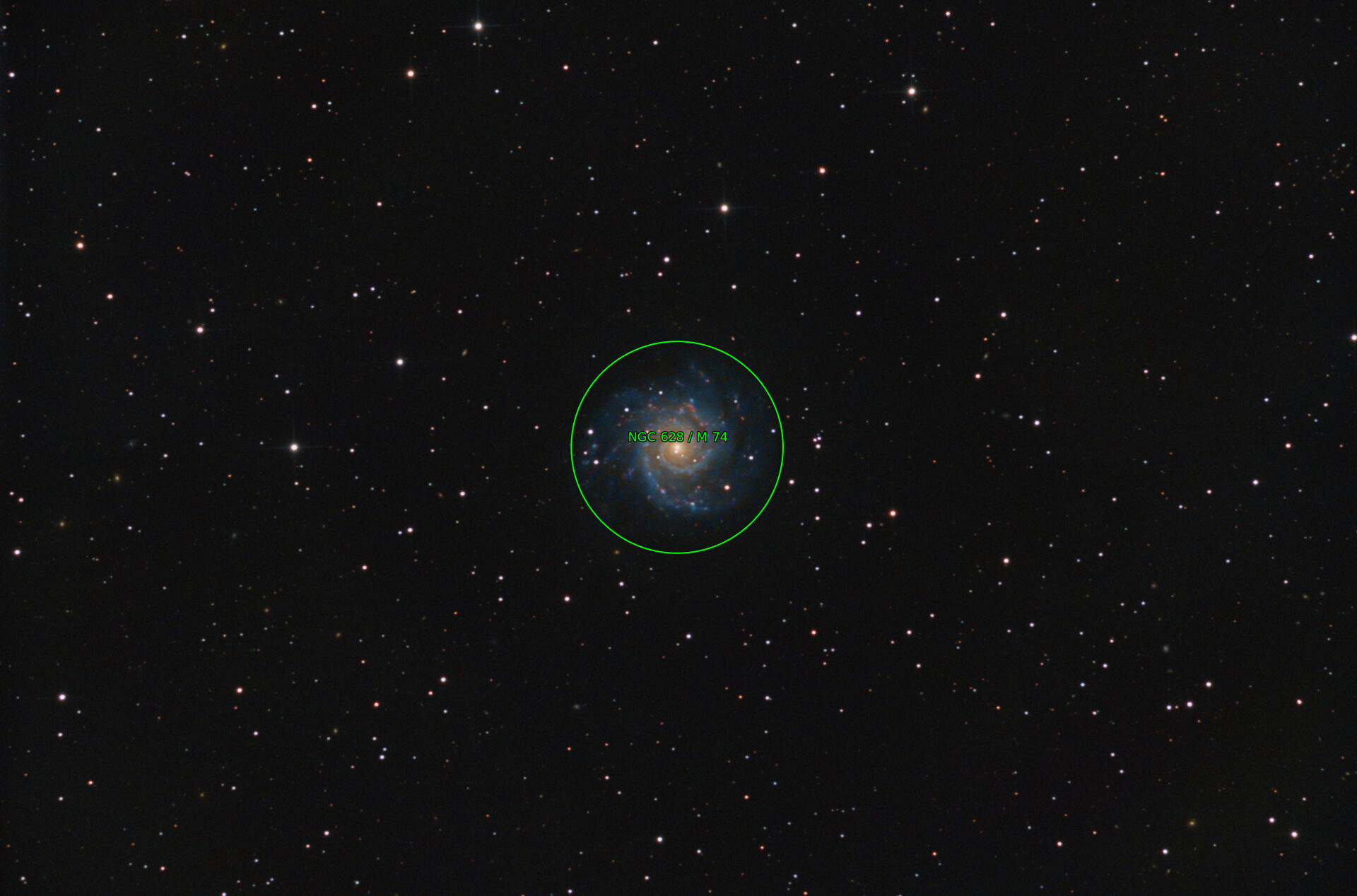 Sternkarten-Overlay (Astrometry.net)