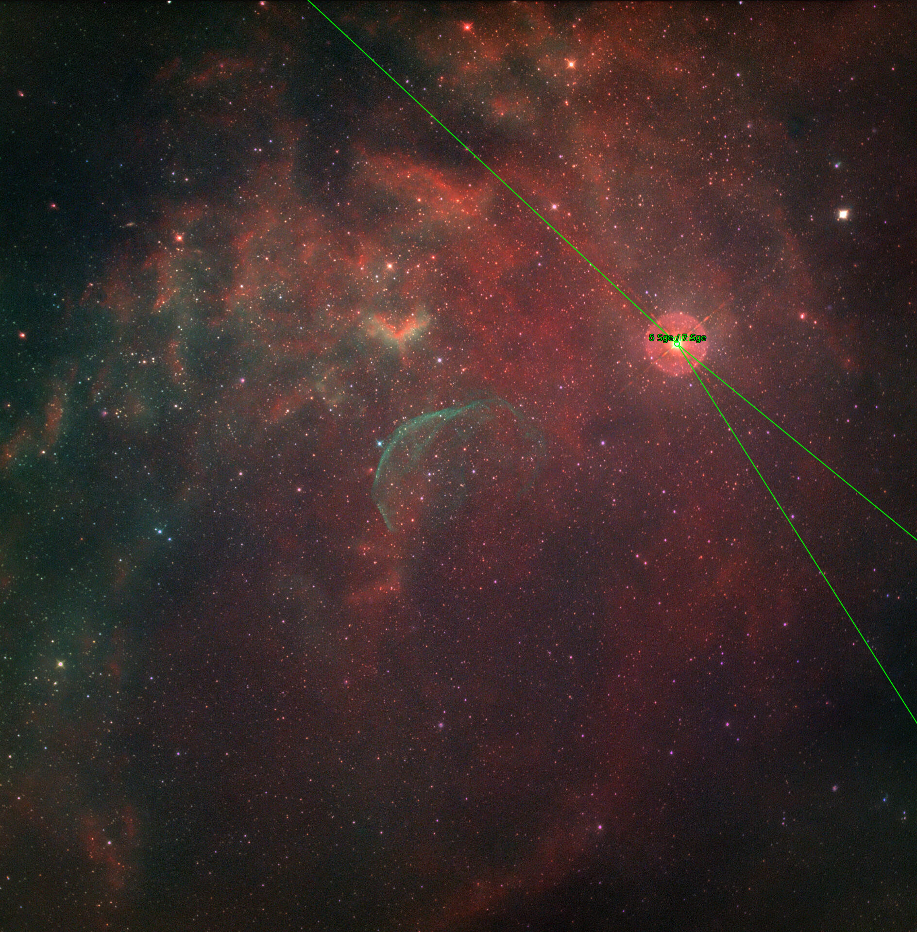 Sternkarten-Overlay (Astrometry.net)