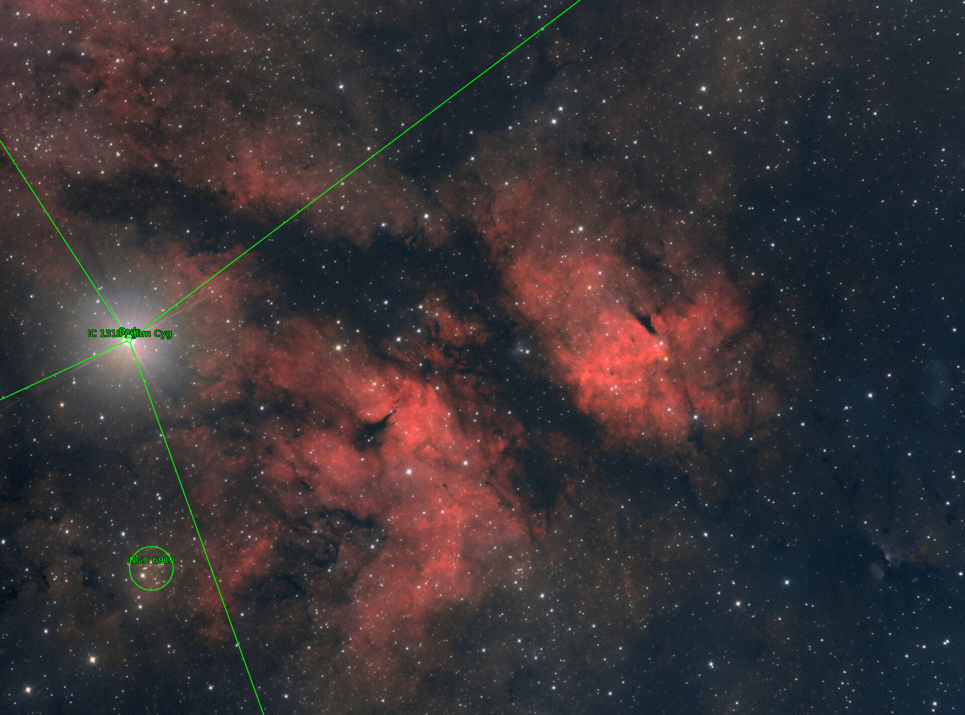 Sternkarten-Overlay (Astrometry.net)