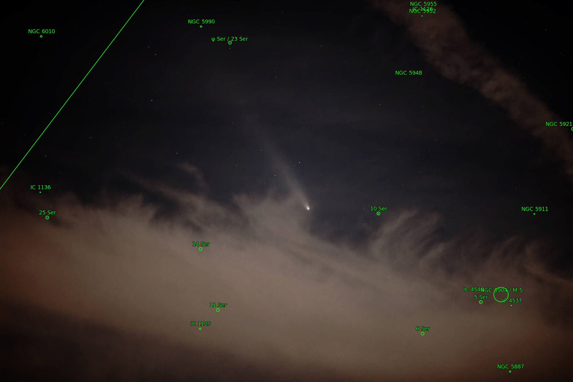 Sternkarten-Overlay (Astrometry.net)