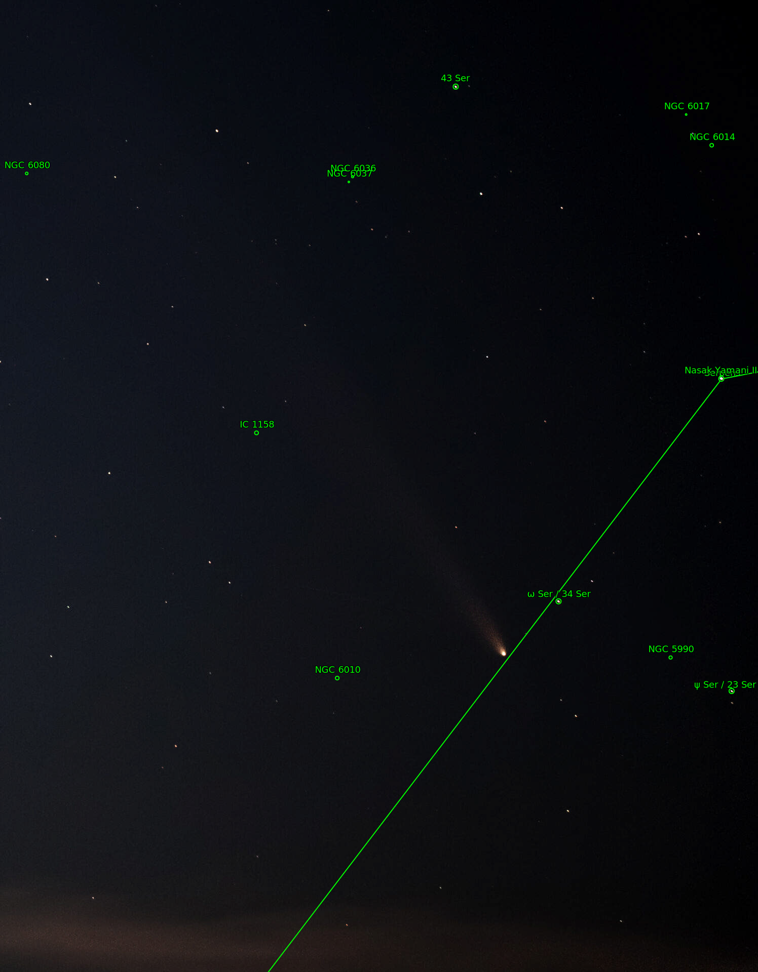 Sternkarten-Overlay (Astrometry.net)