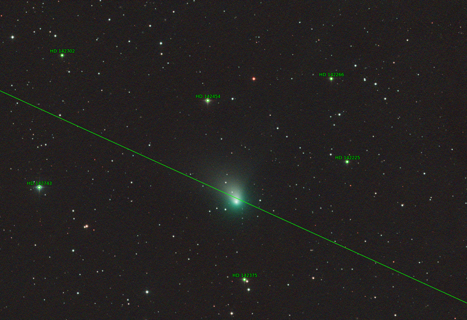 Sternkarten-Overlay (Astrometry.net)