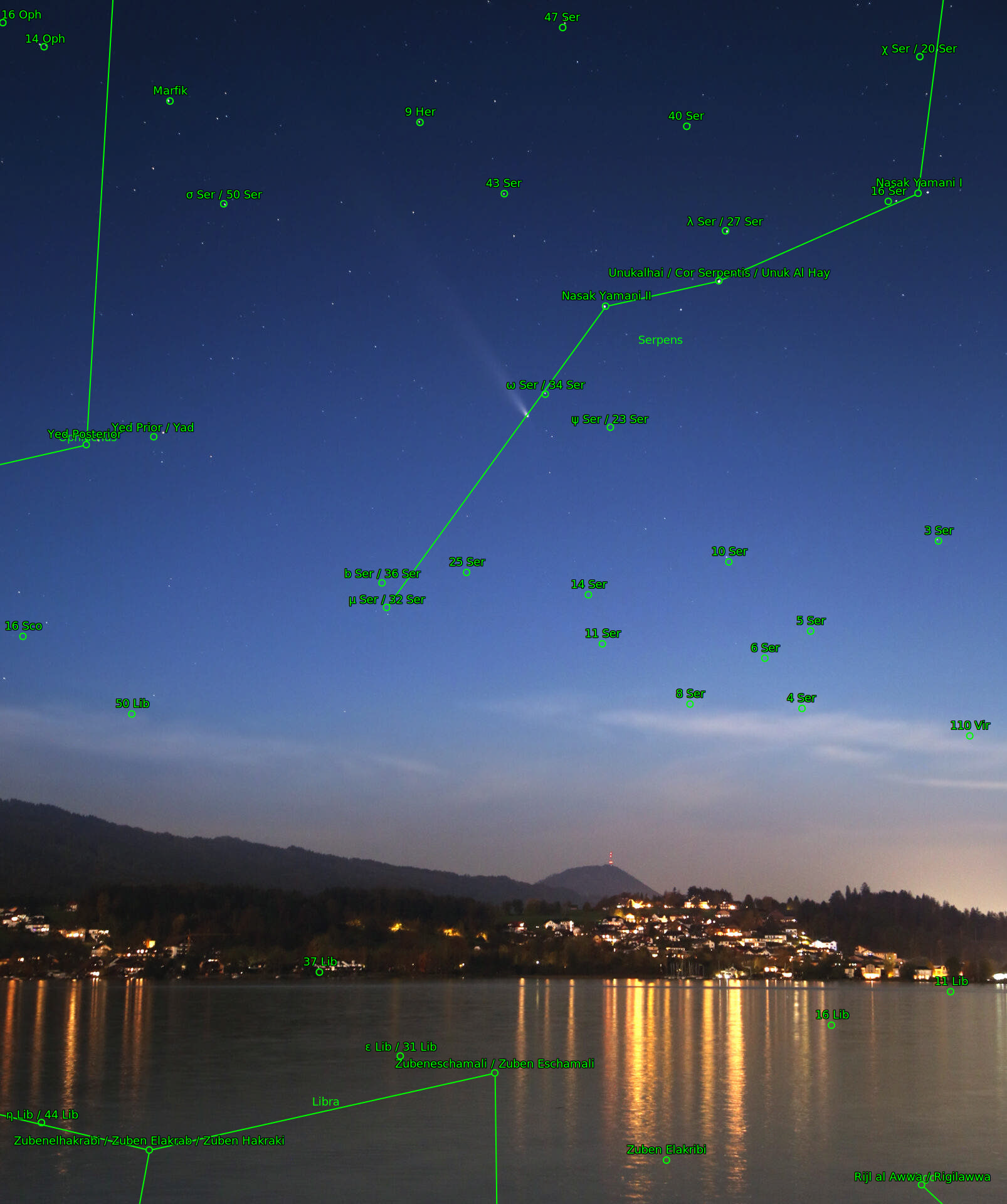 Sternkarten-Overlay (Astrometry.net)