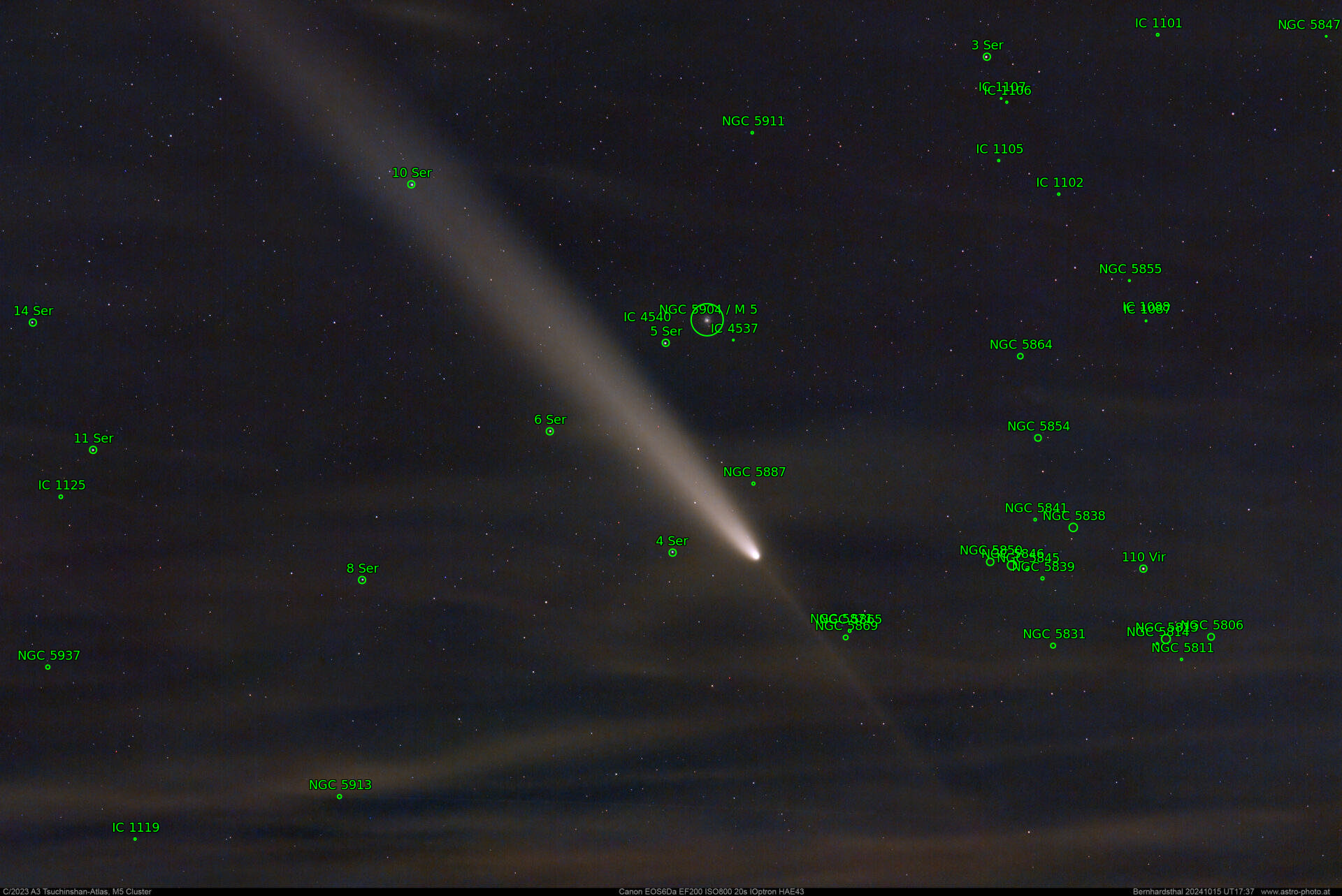 Sternkarten-Overlay (Astrometry.net)