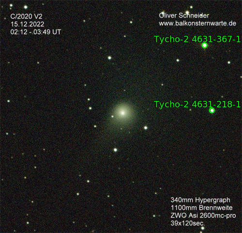 Sternkarten-Overlay (Astrometry.net)