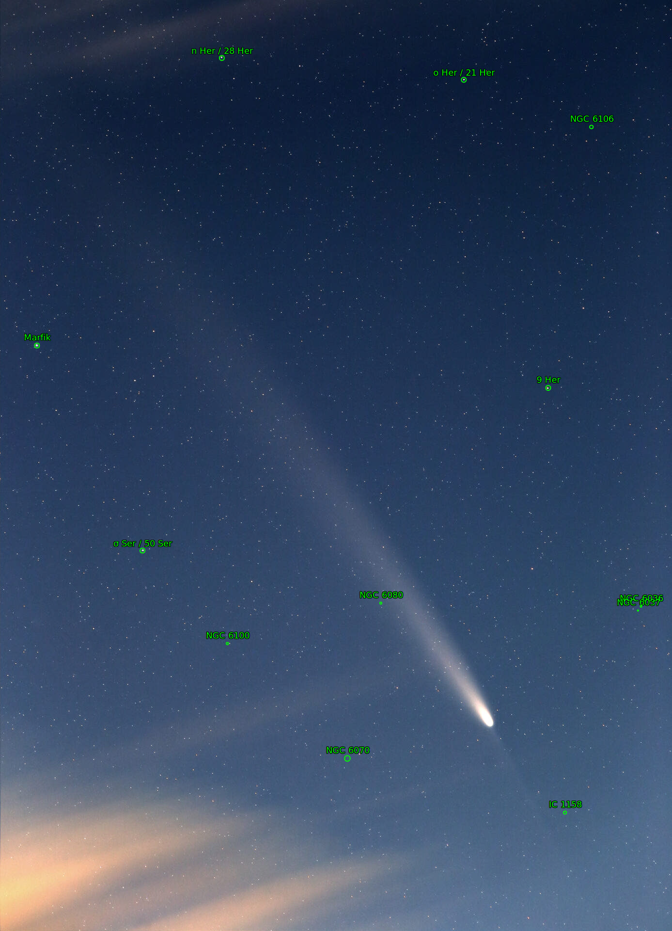 Sternkarten-Overlay (Astrometry.net)