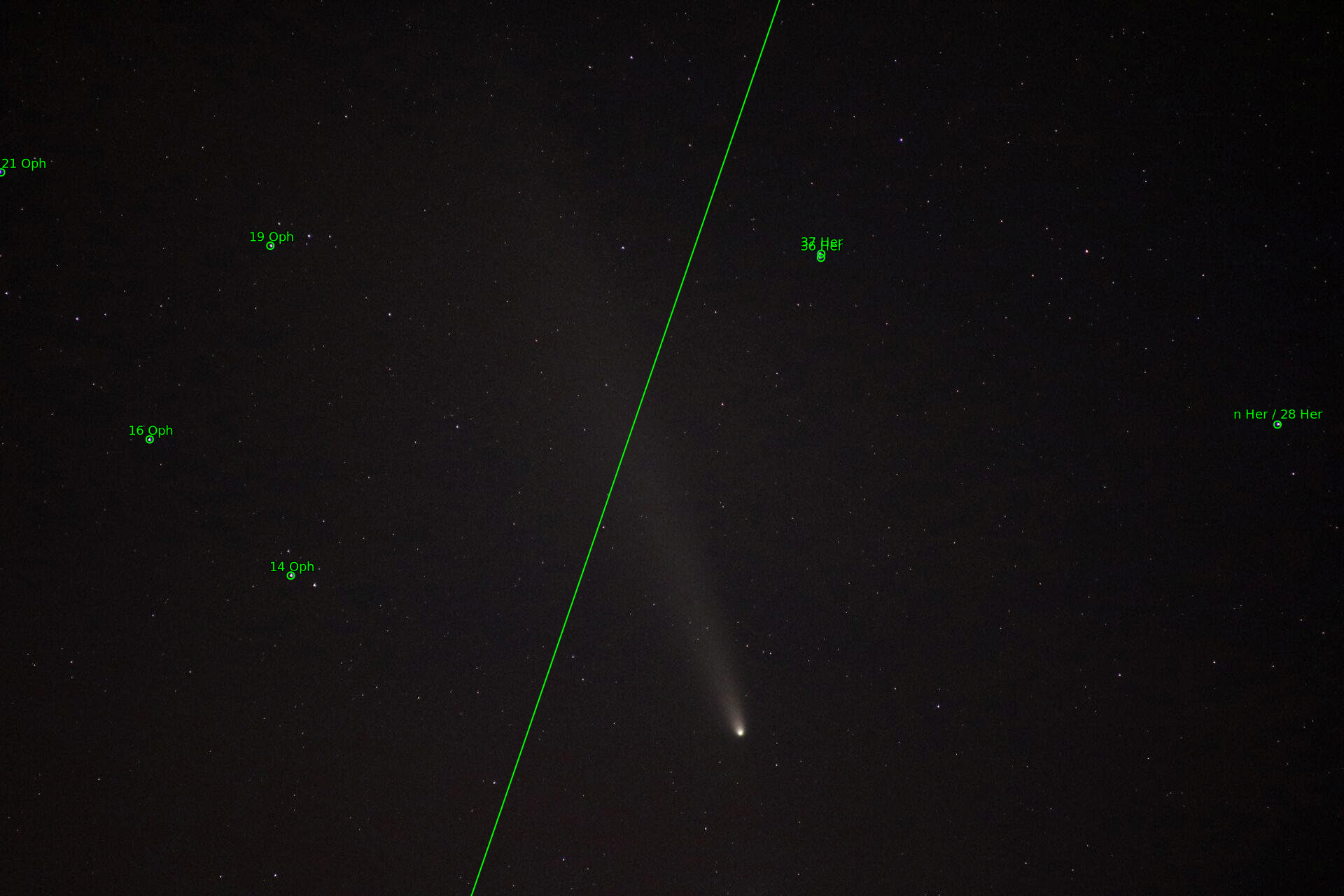 Sternkarten-Overlay (Astrometry.net)