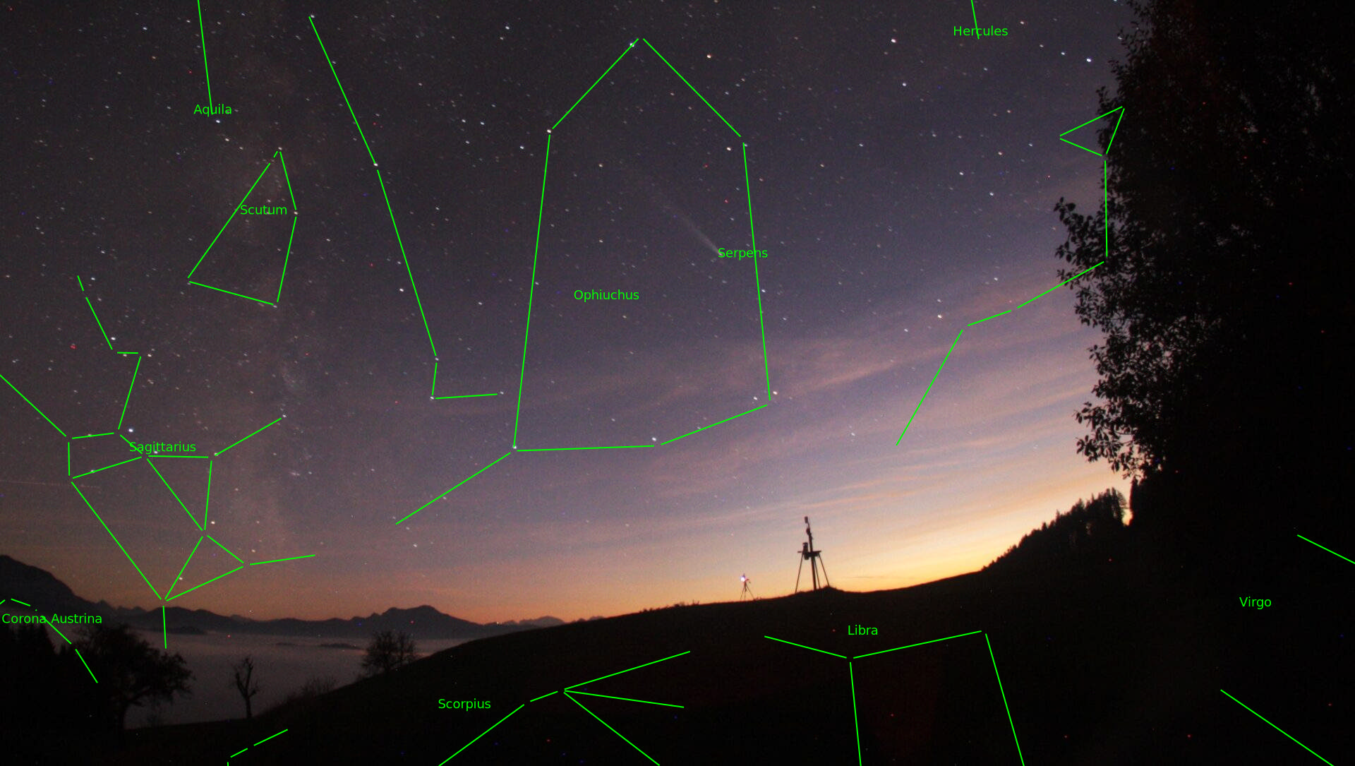 Sternkarten-Overlay (Astrometry.net)