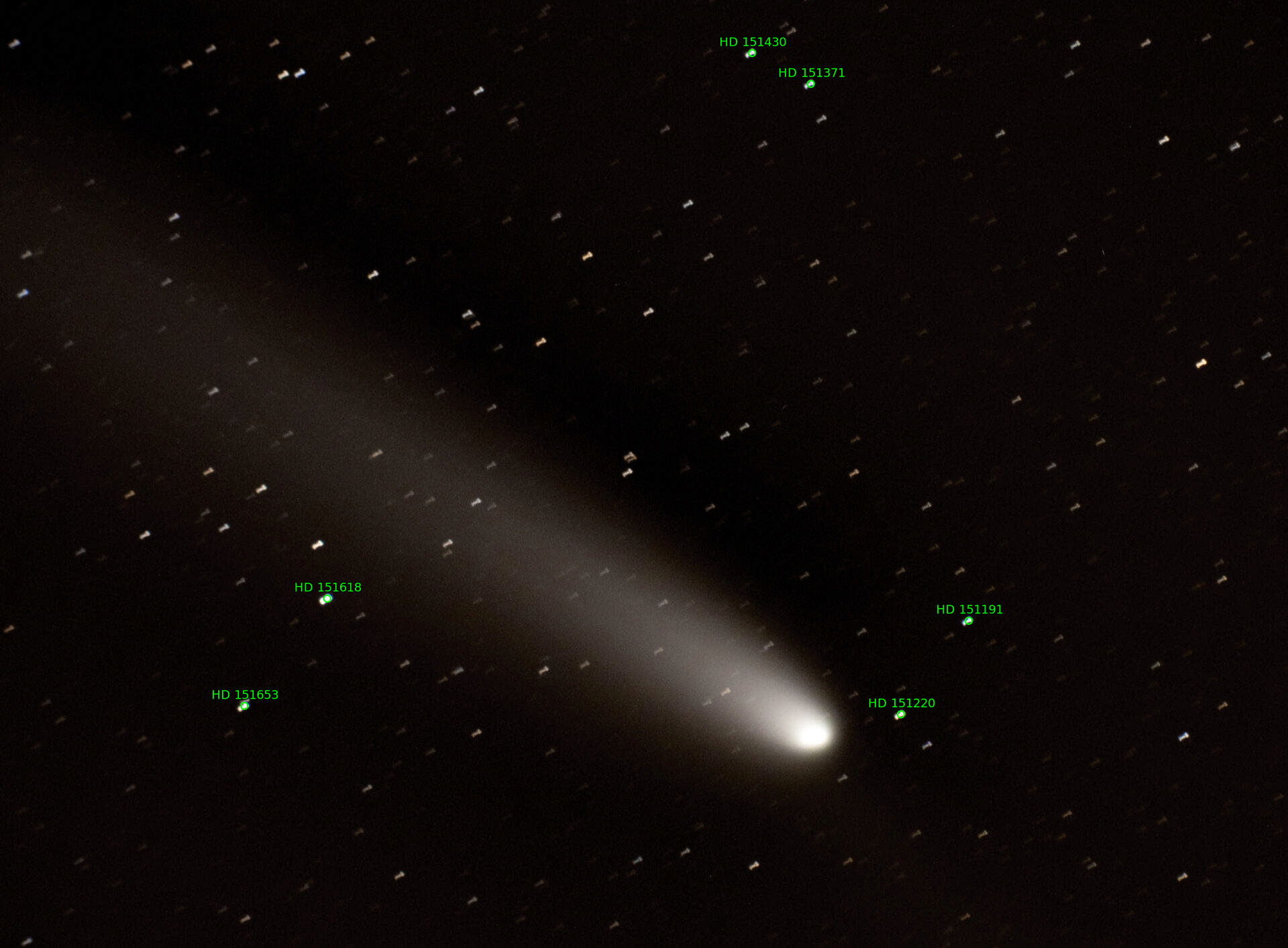 Sternkarten-Overlay (Astrometry.net)