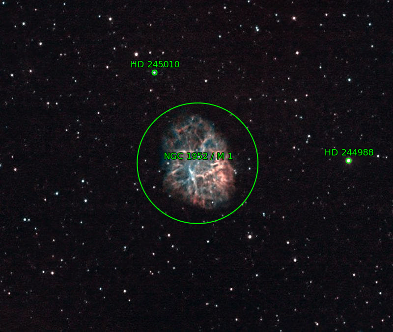 Sternkarten-Overlay (Astrometry.net)