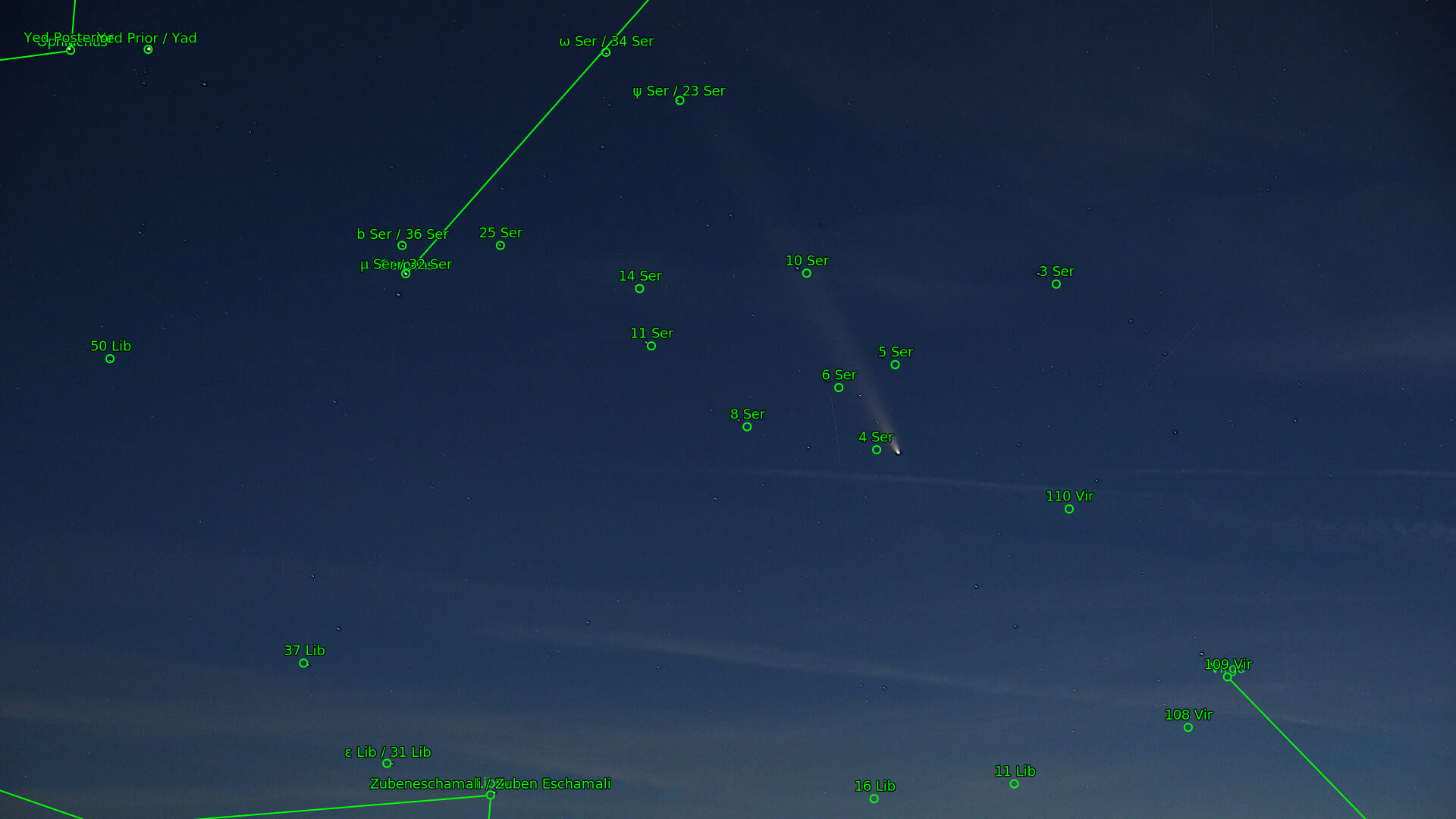 Sternkarten-Overlay (Astrometry.net)