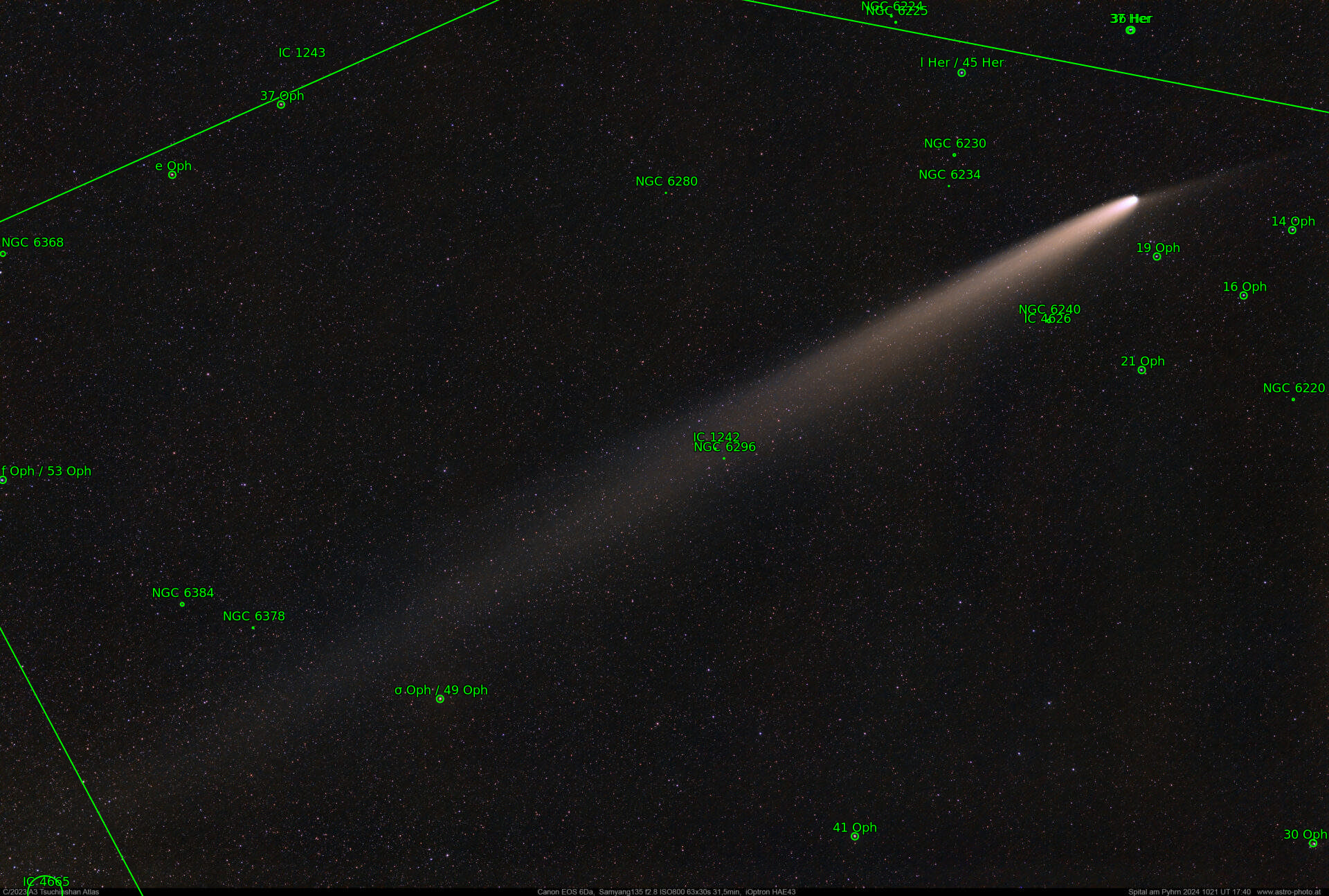 Sternkarten-Overlay (Astrometry.net)