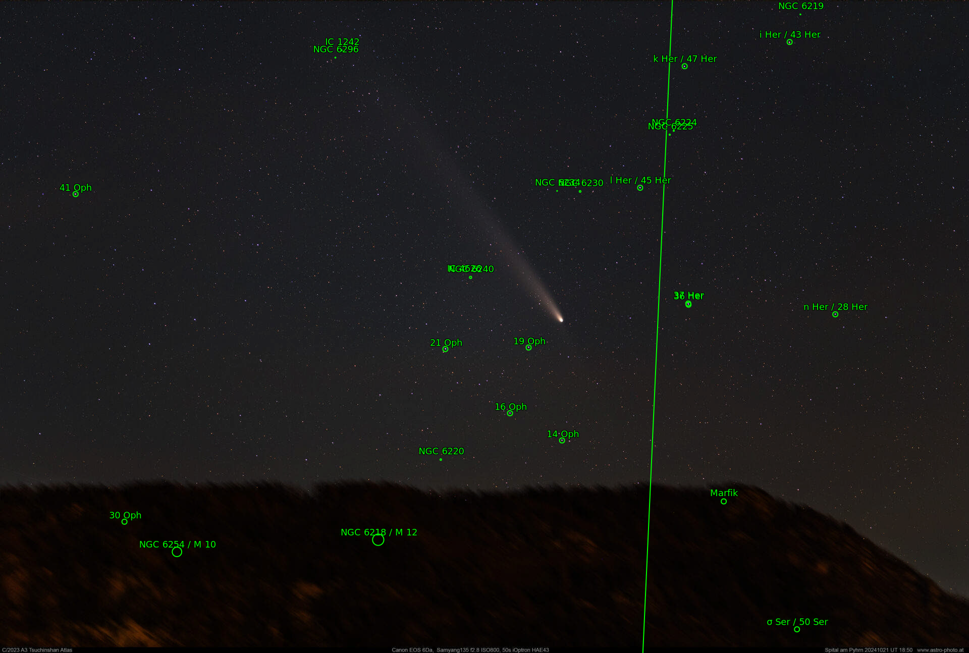 Sternkarten-Overlay (Astrometry.net)