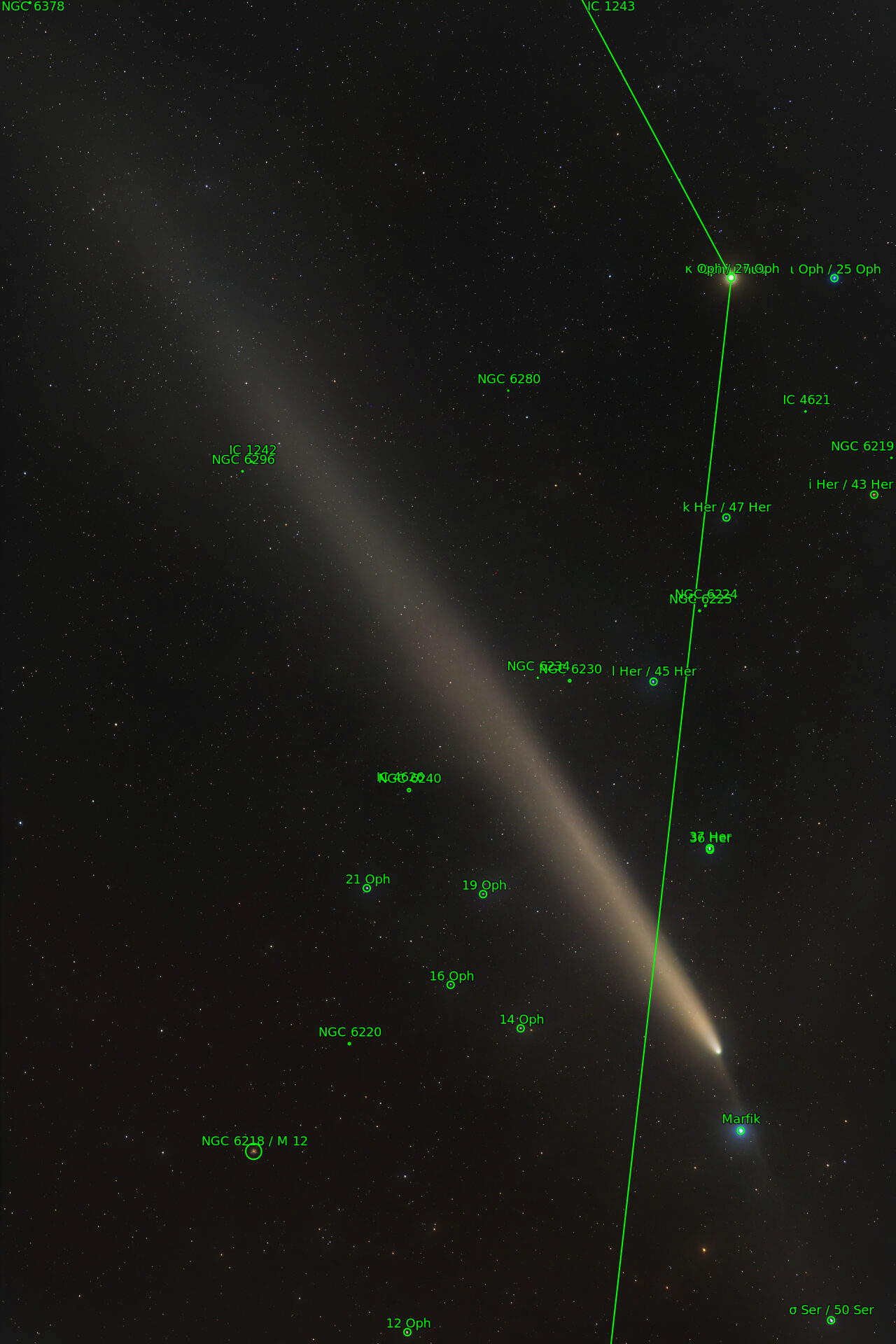 Sternkarten-Overlay (Astrometry.net)