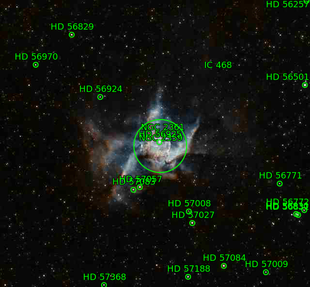 Sternkarten-Overlay (Astrometry.net)
