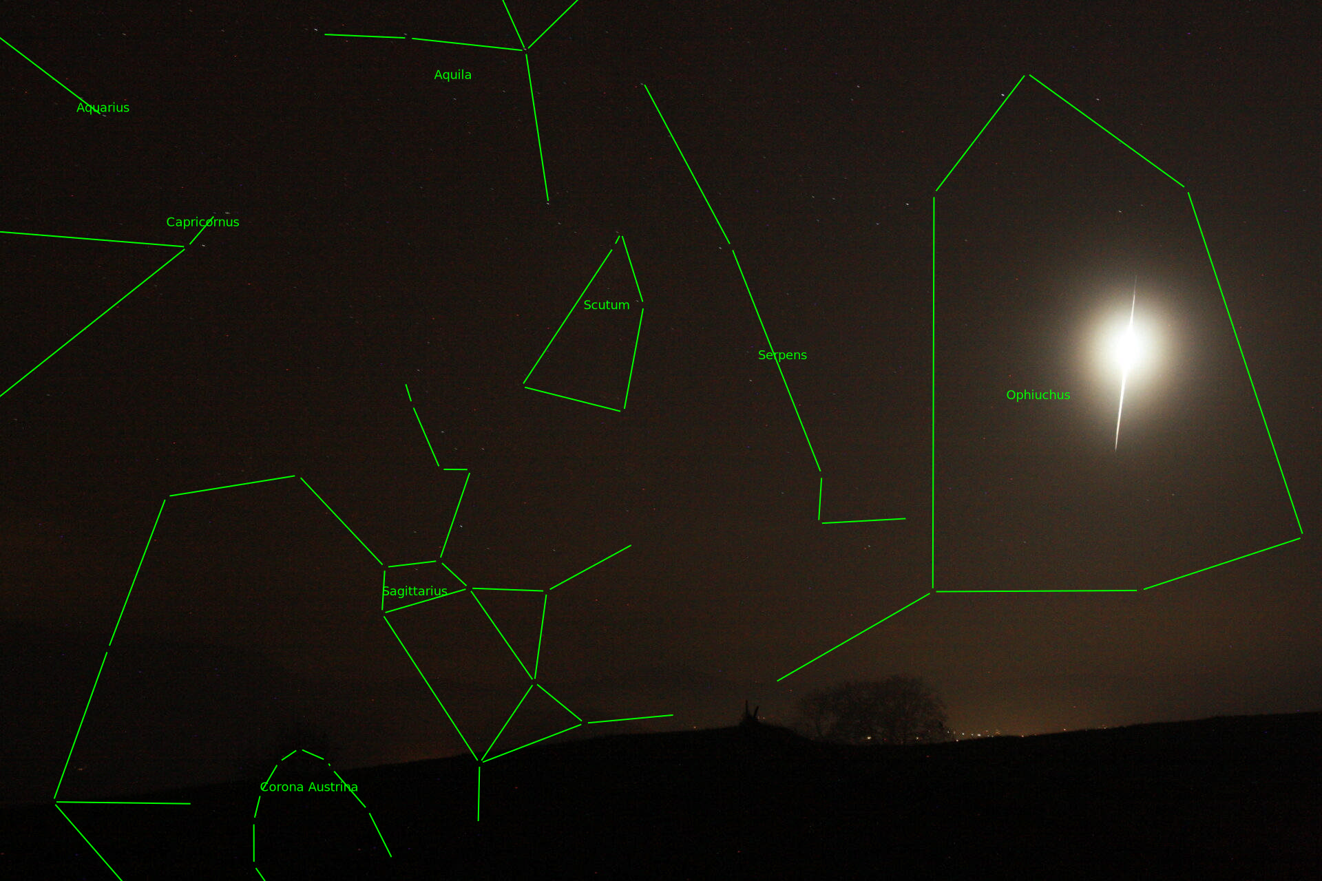 Sternkarten-Overlay (Astrometry.net)