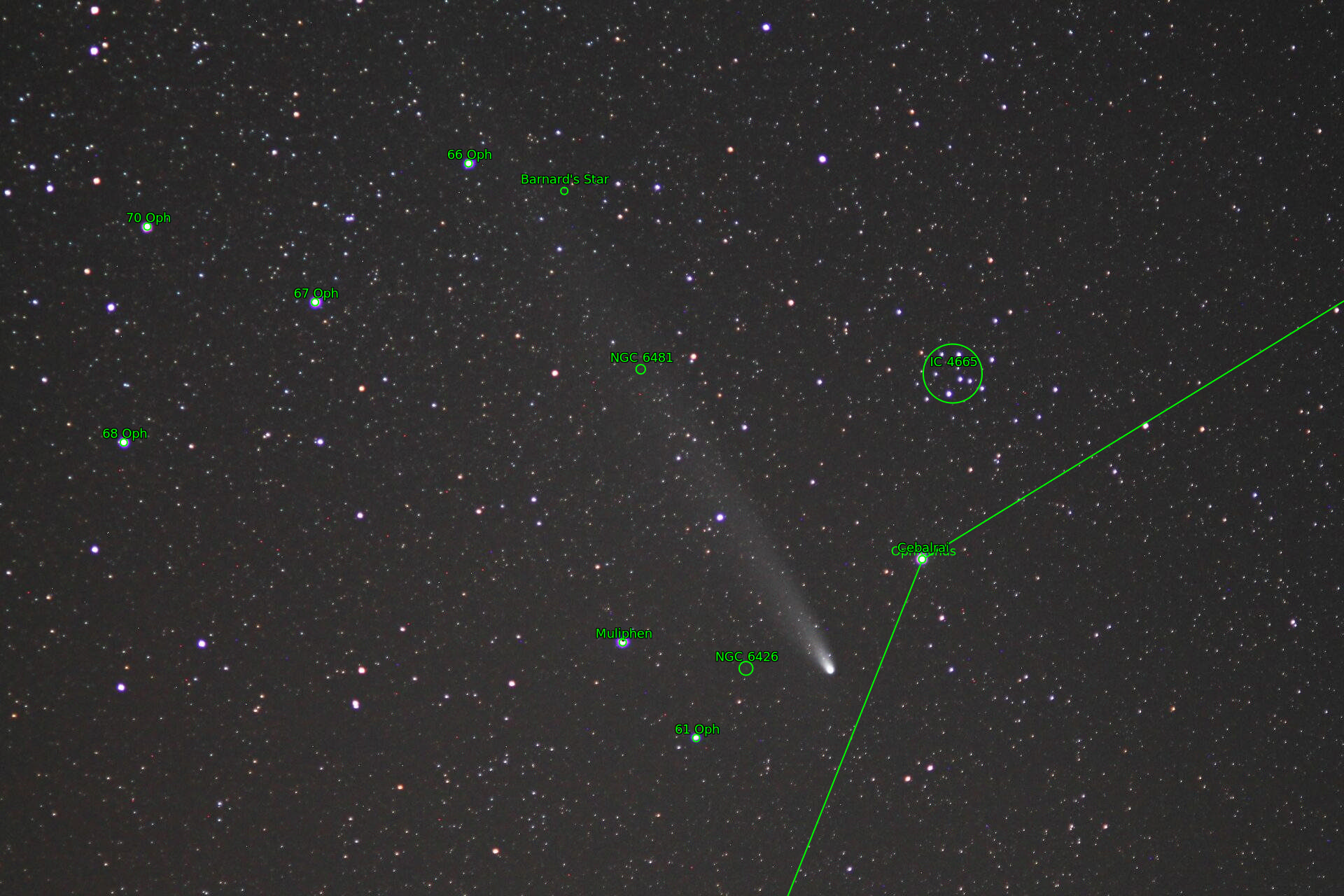Sternkarten-Overlay (Astrometry.net)