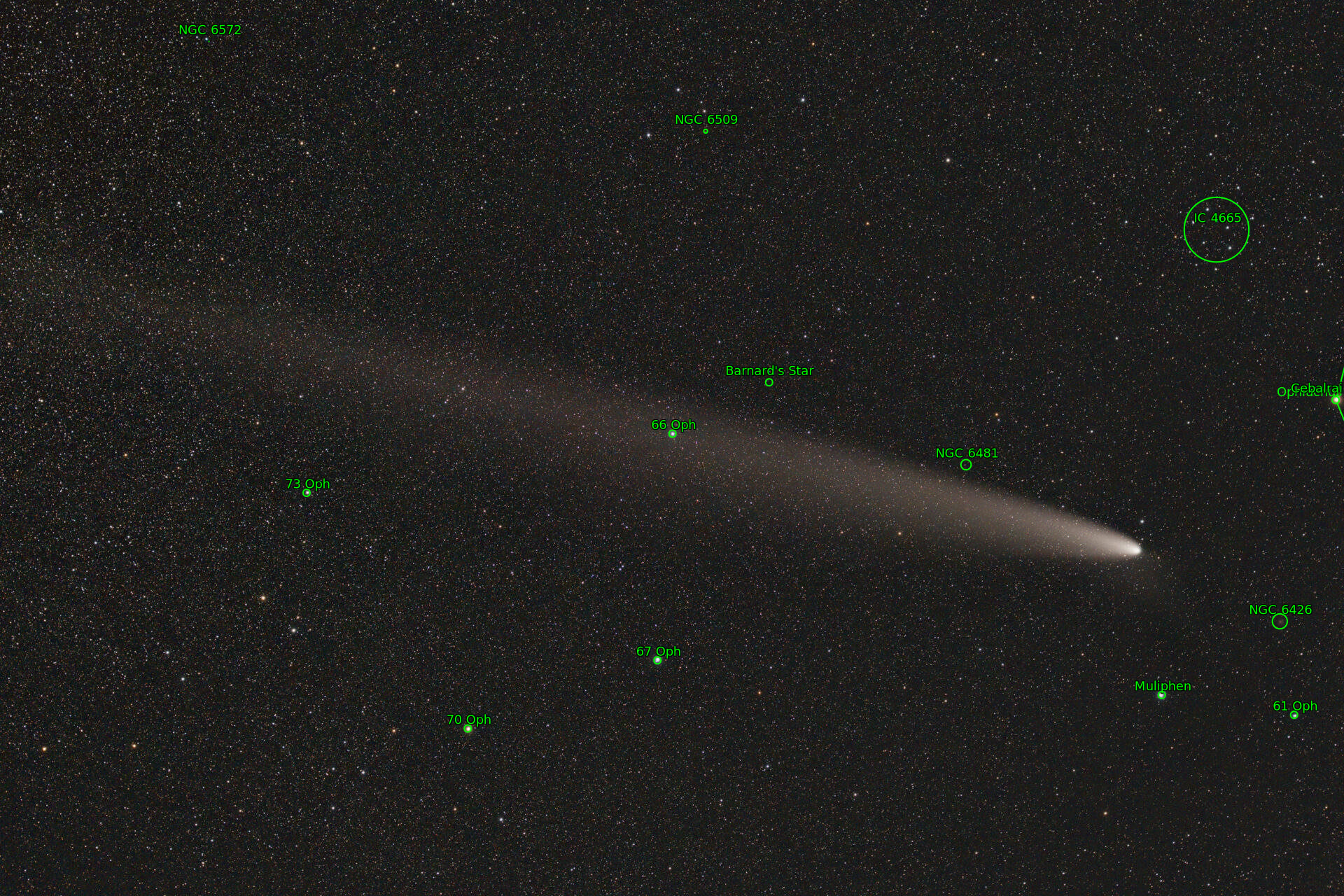 Sternkarten-Overlay (Astrometry.net)