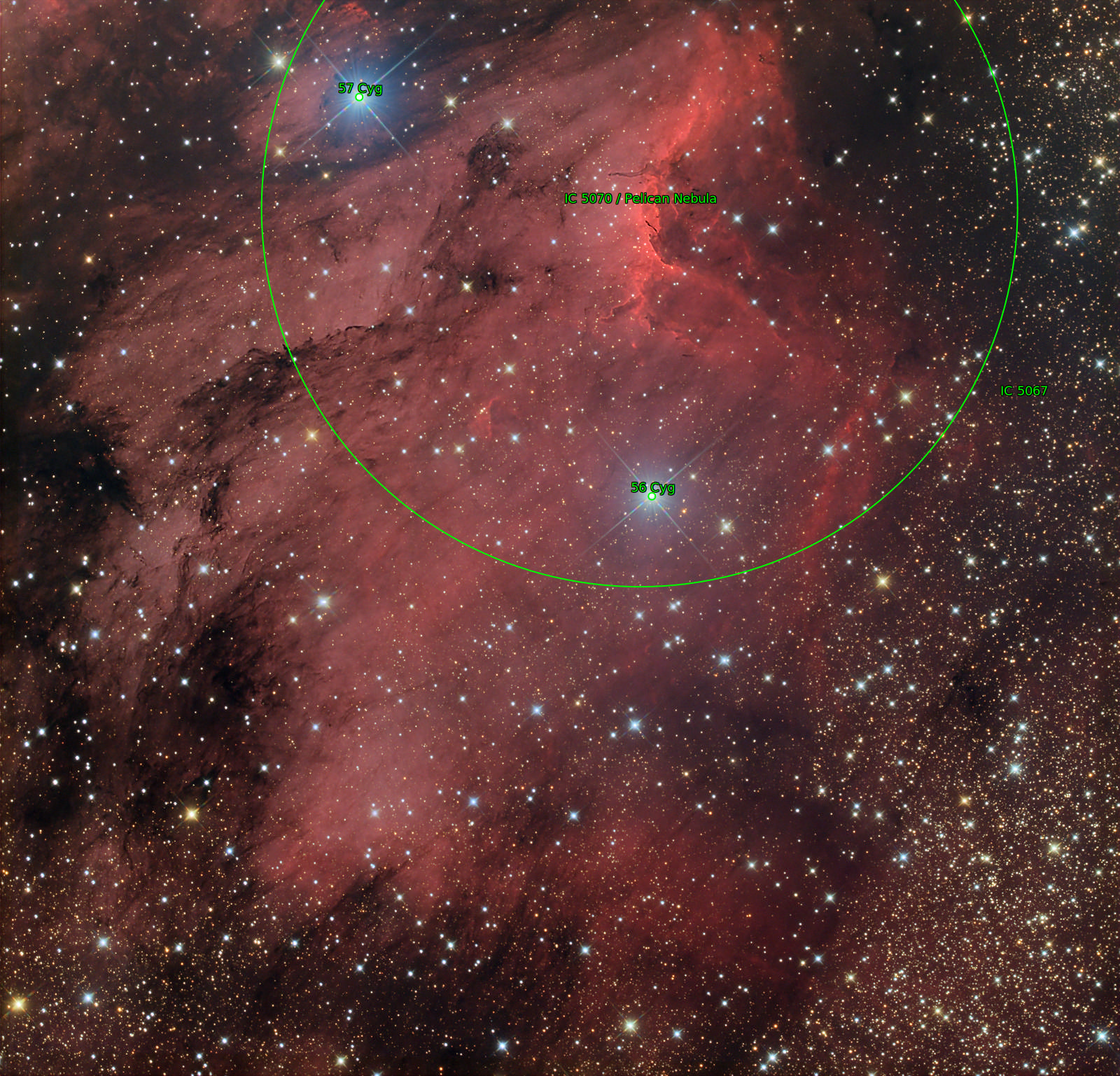 Sternkarten-Overlay (Astrometry.net)