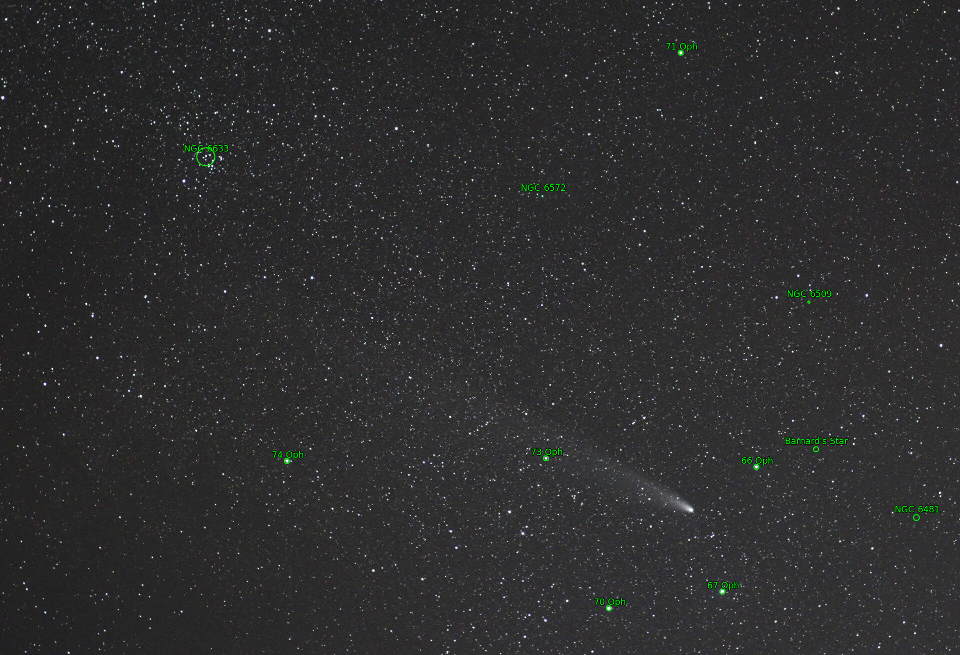 Sternkarten-Overlay (Astrometry.net)