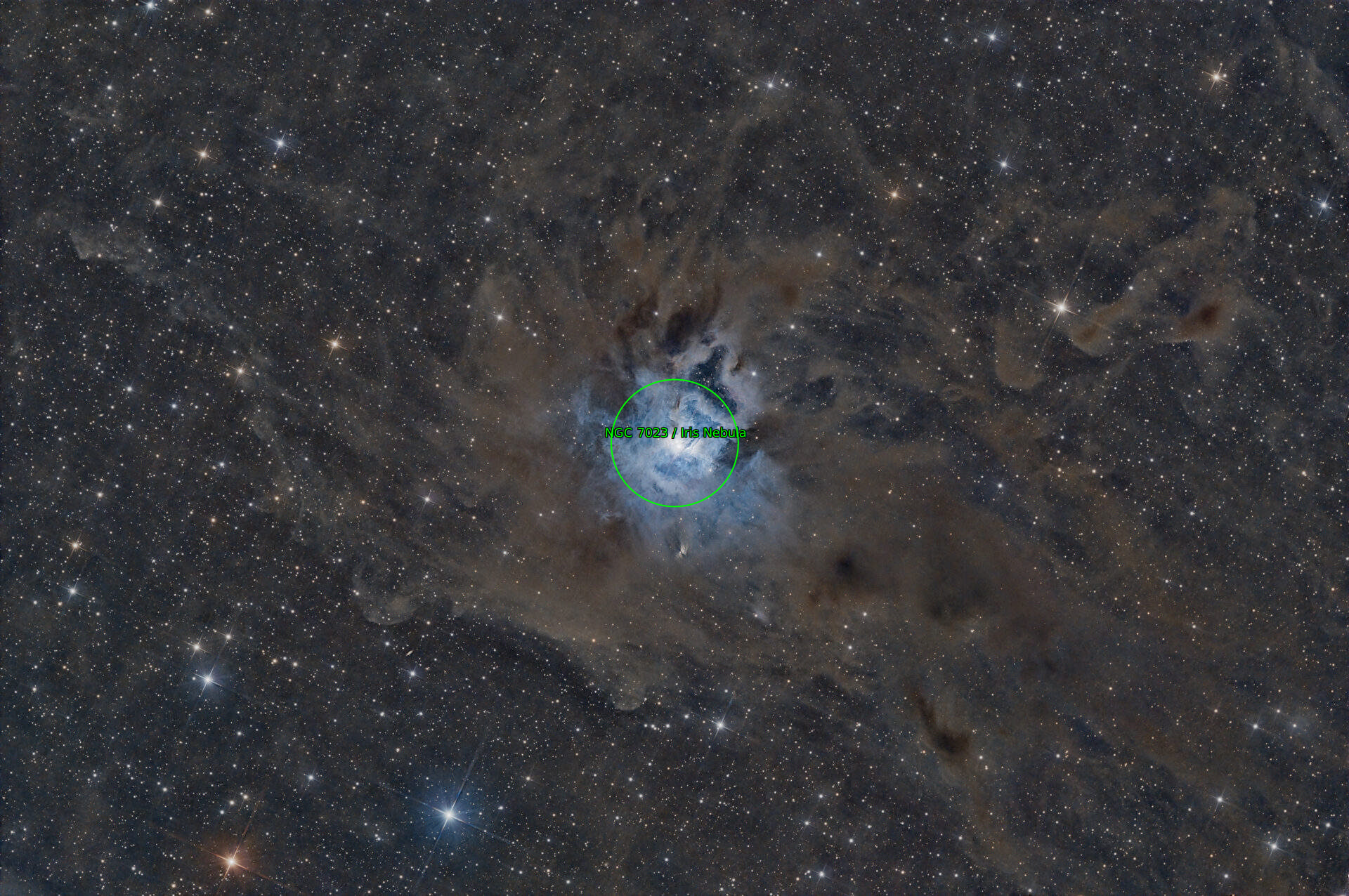 Sternkarten-Overlay (Astrometry.net)