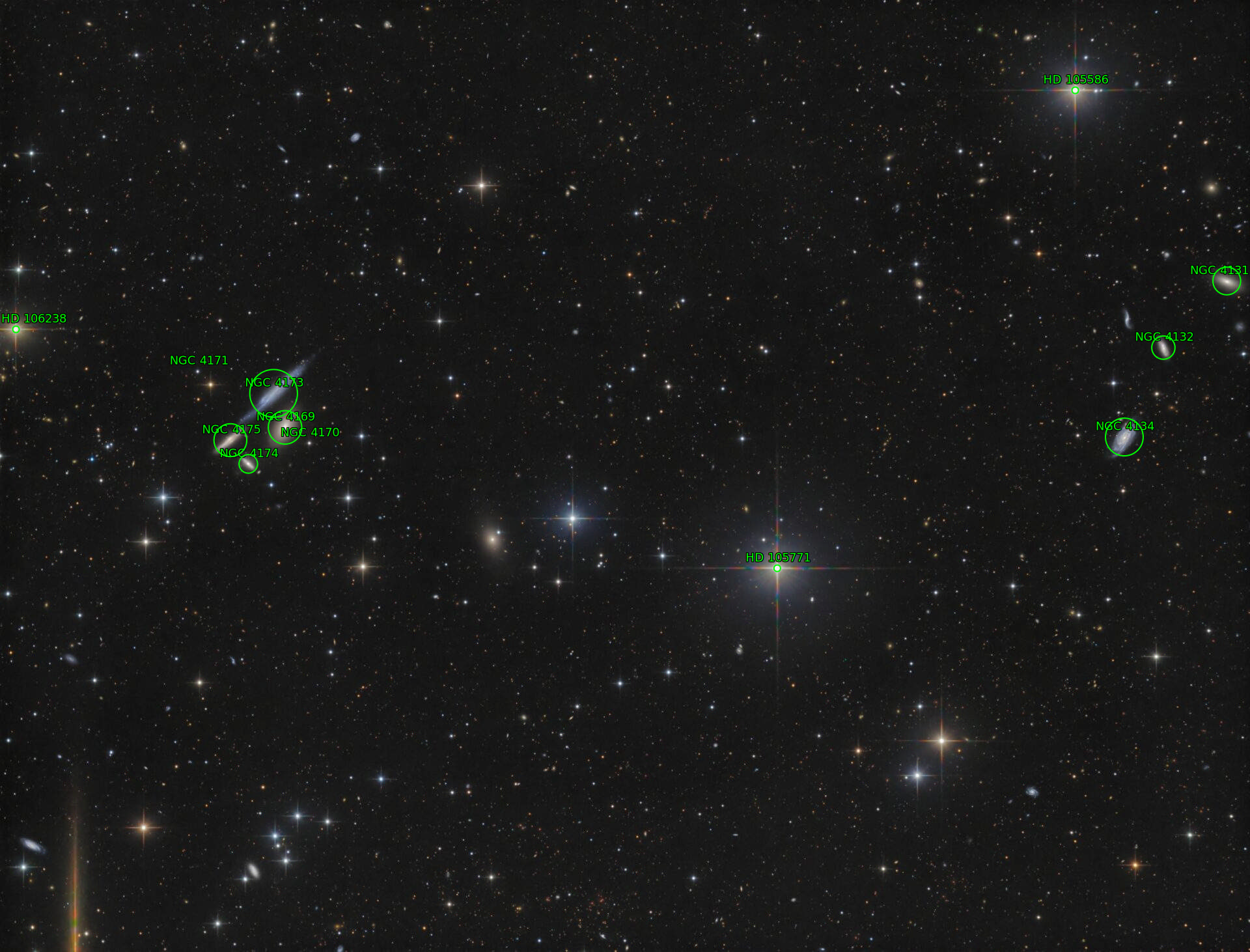 Sternkarten-Overlay (Astrometry.net)