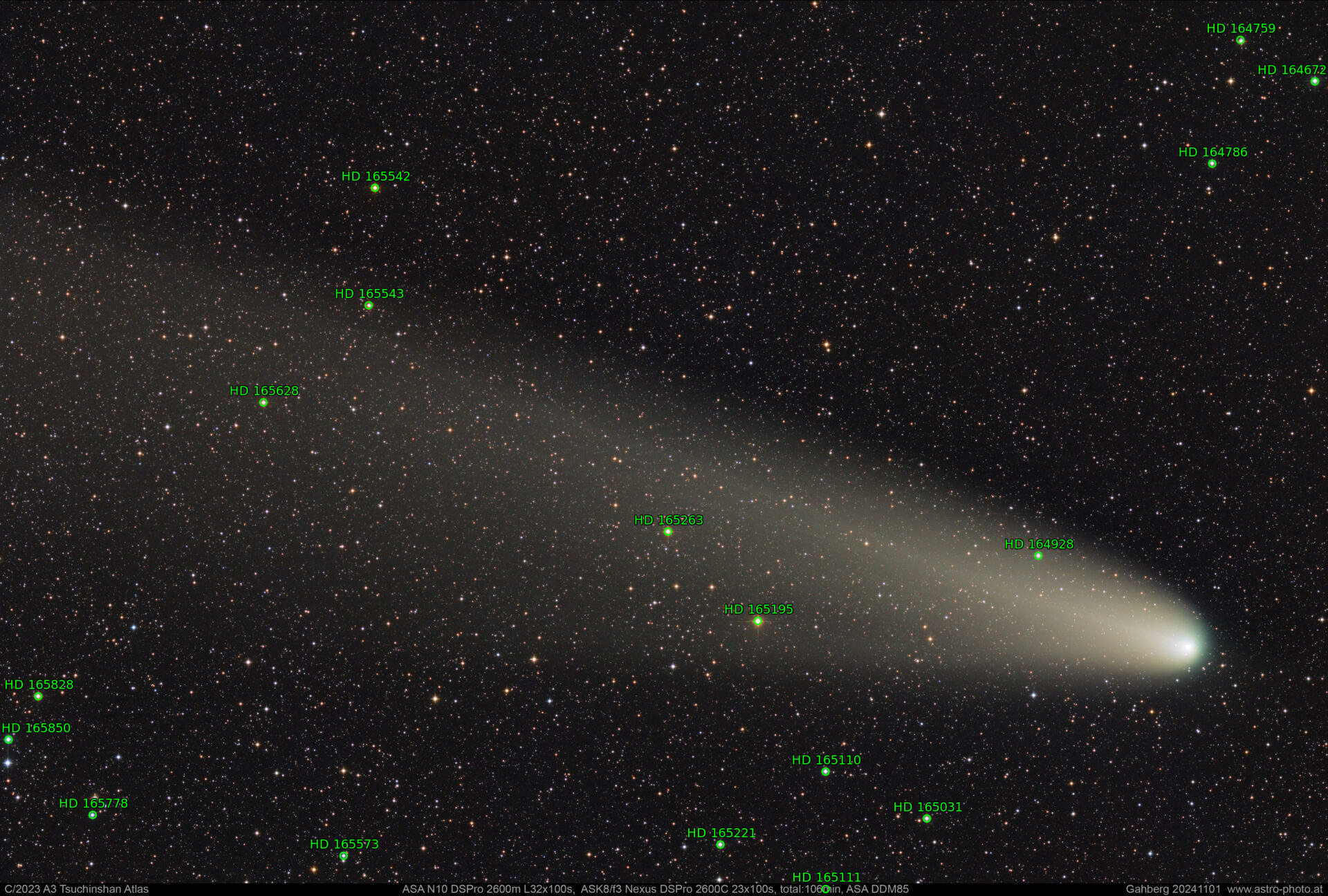 Sternkarten-Overlay (Astrometry.net)