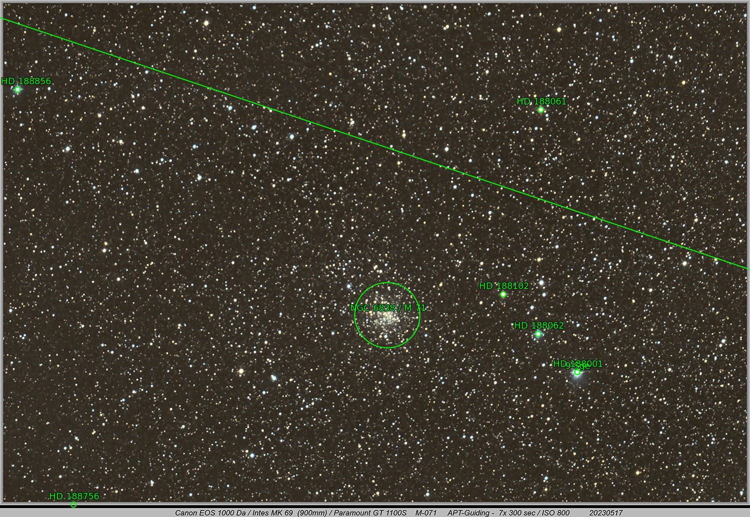Sternkarten-Overlay (Astrometry.net)