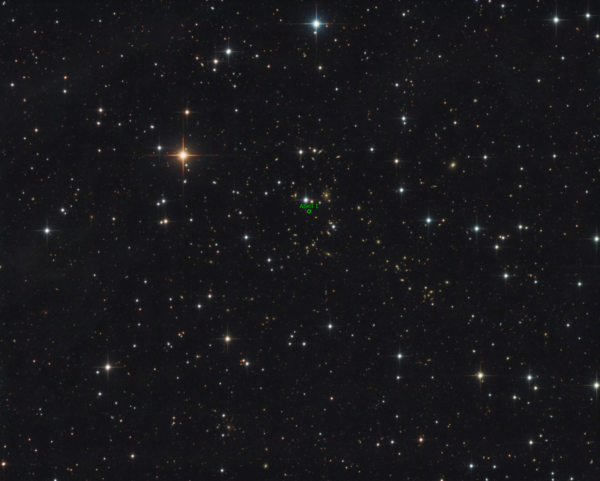 Sternkarten-Overlay (Astrometry.net)