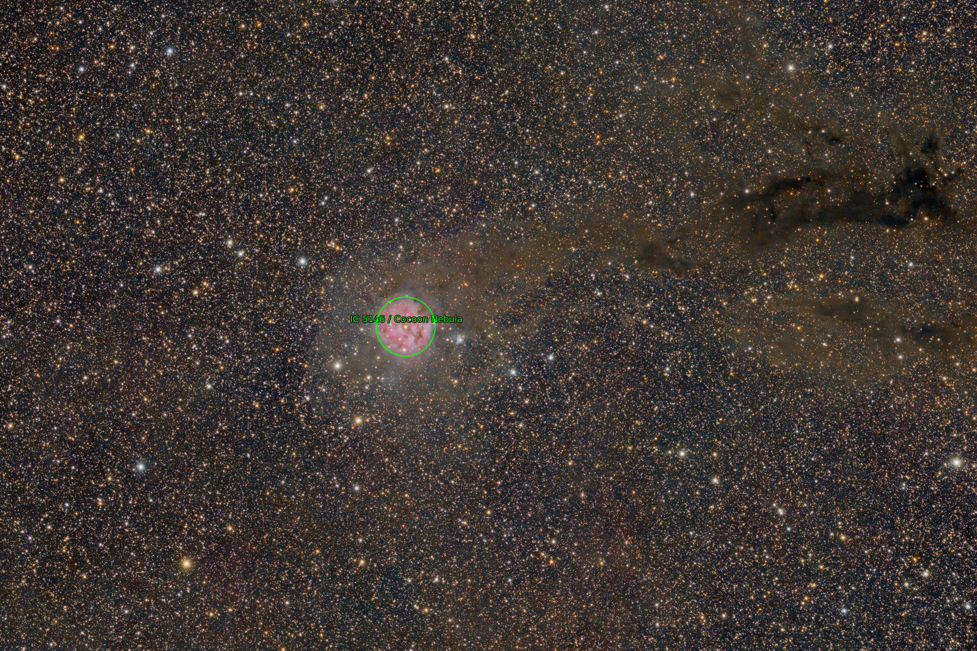 Sternkarten-Overlay (Astrometry.net)