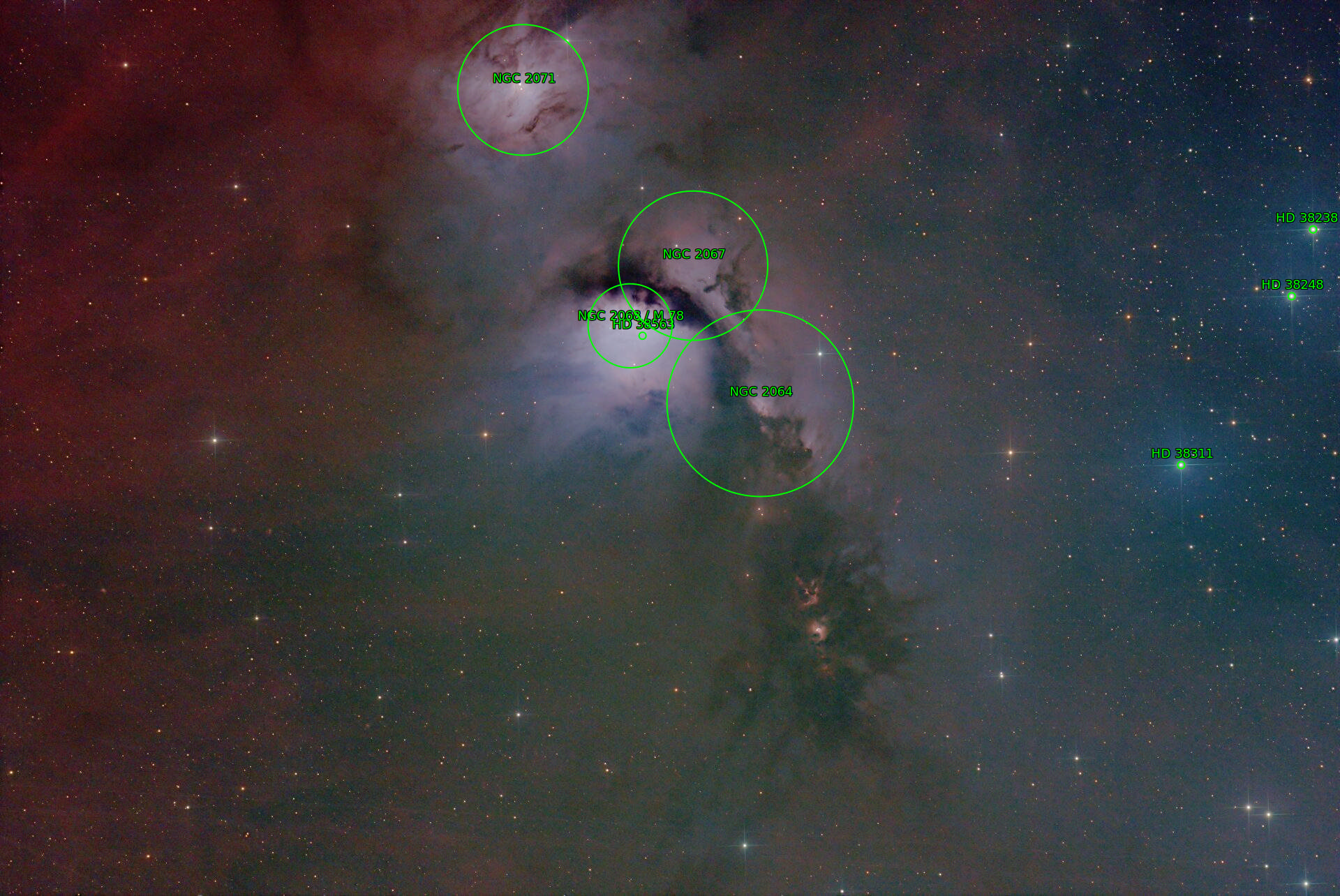 Sternkarten-Overlay (Astrometry.net)