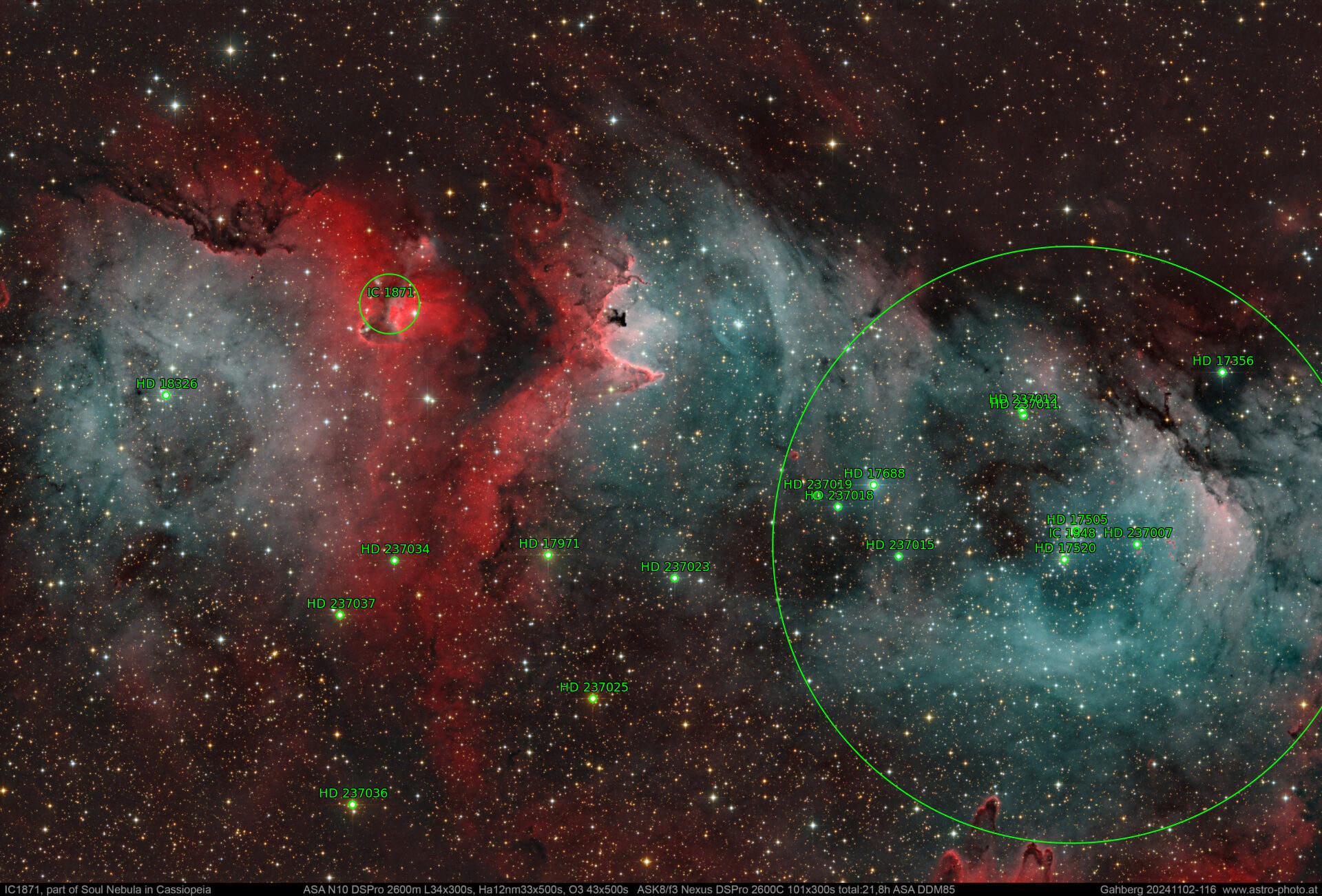 Sternkarten-Overlay (Astrometry.net)