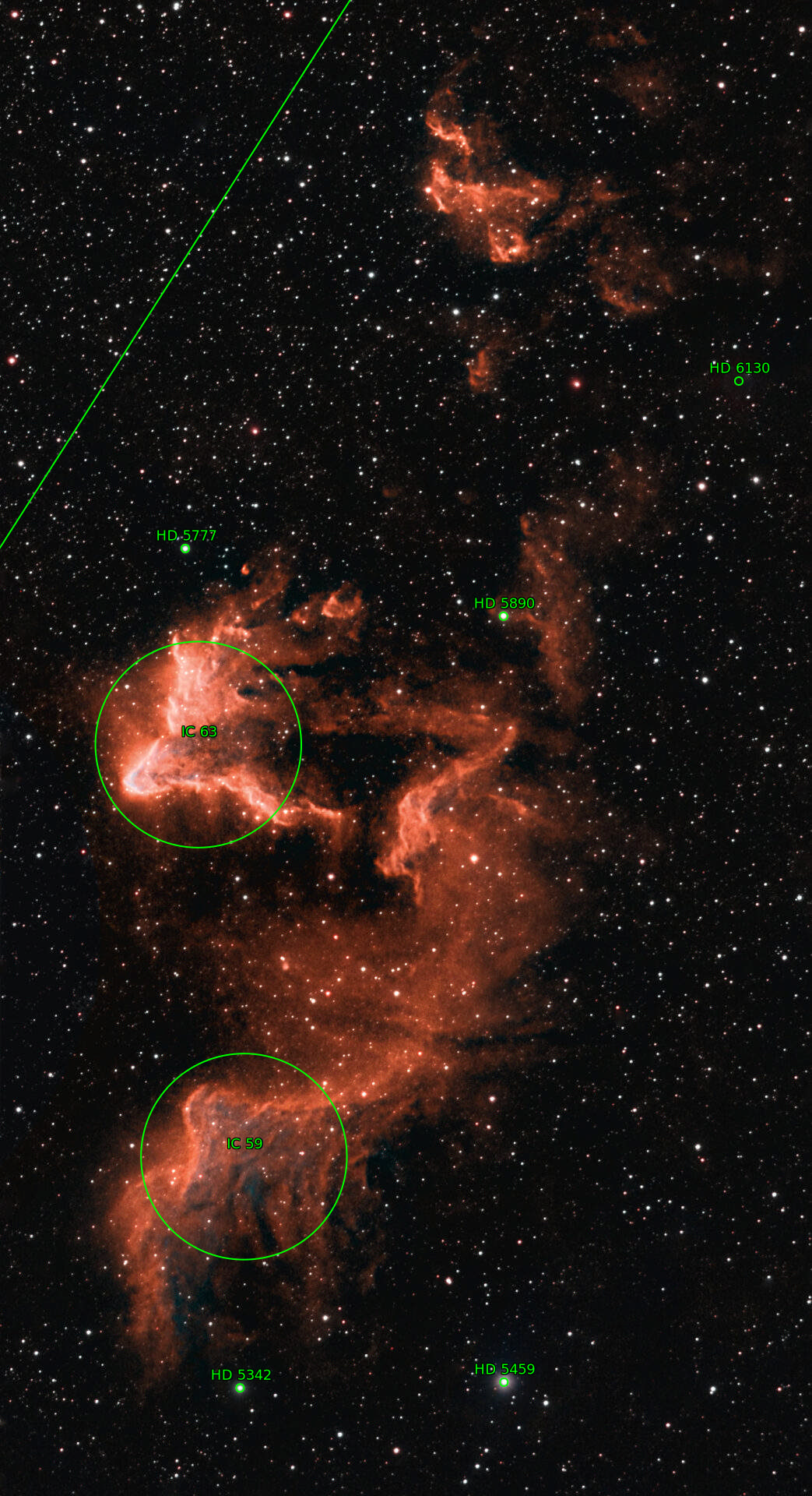 Sternkarten-Overlay (Astrometry.net)