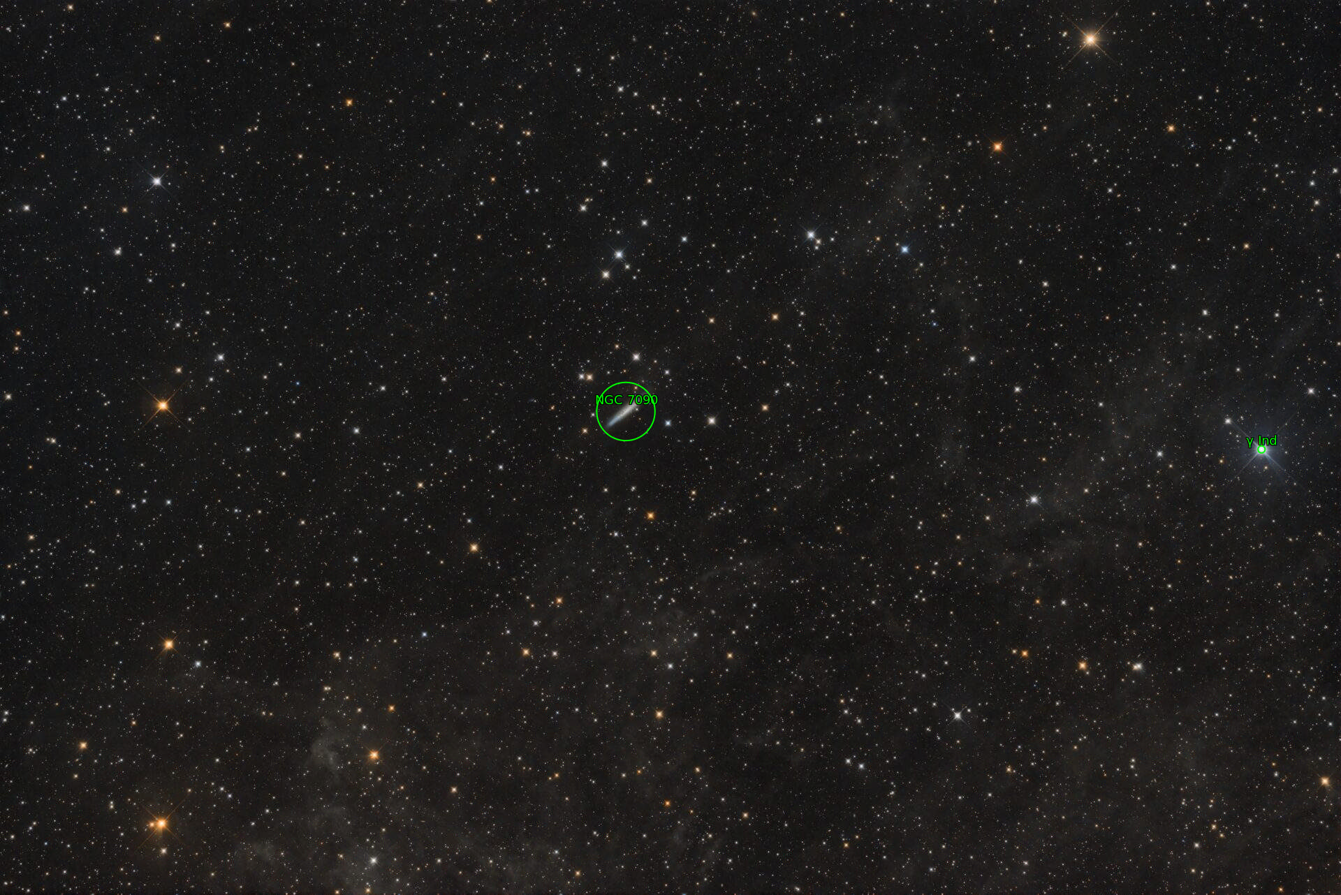 Sternkarten-Overlay (Astrometry.net)
