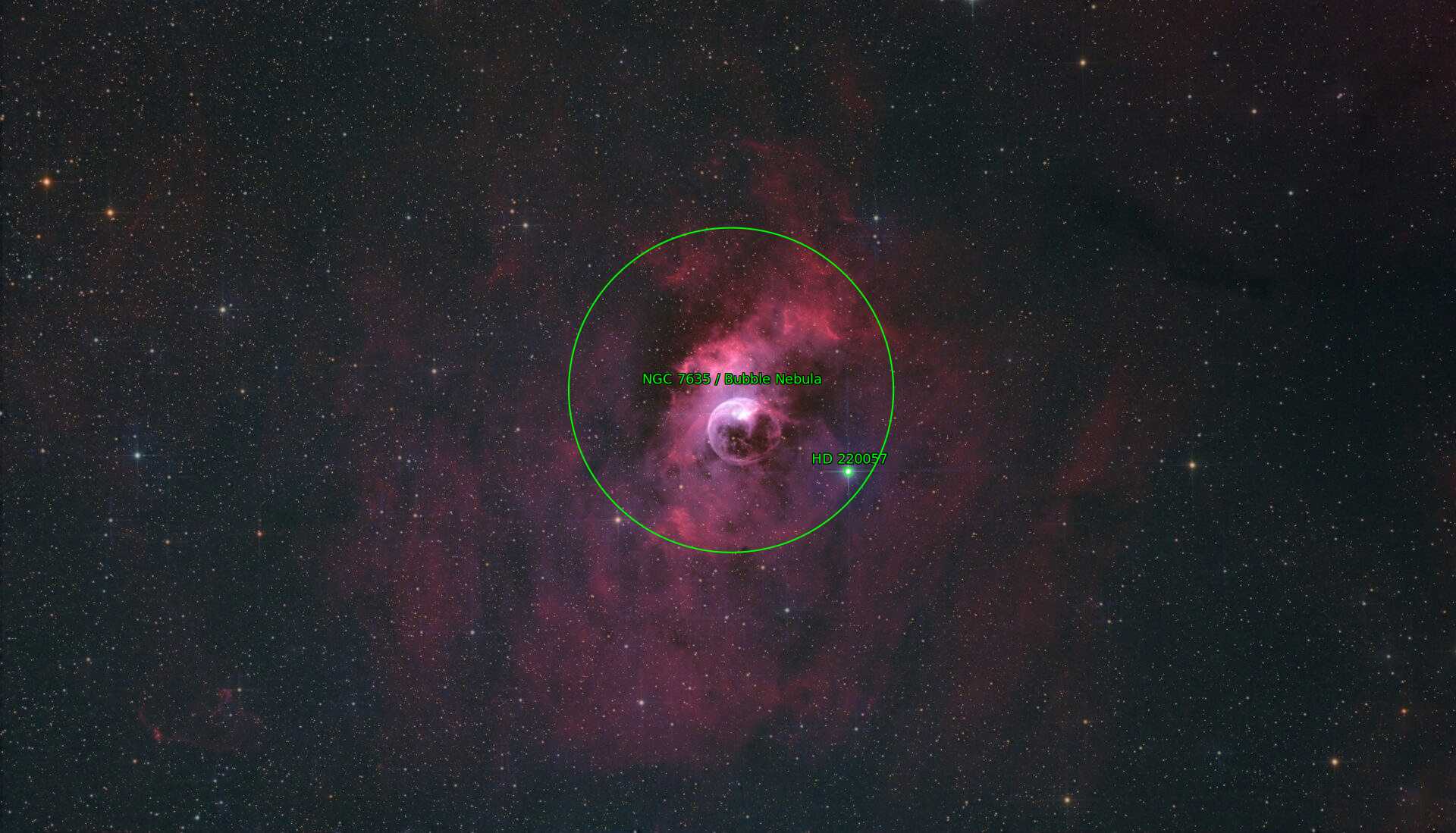 Sternkarten-Overlay (Astrometry.net)