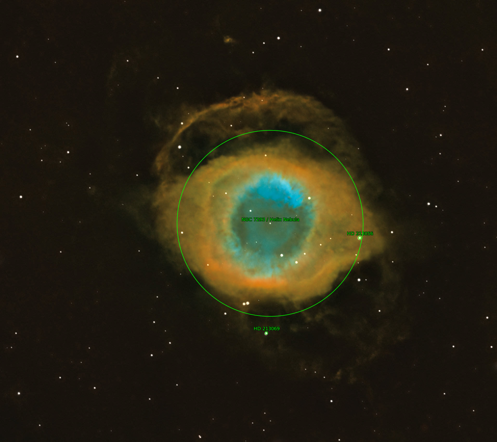 Sternkarten-Overlay (Astrometry.net)