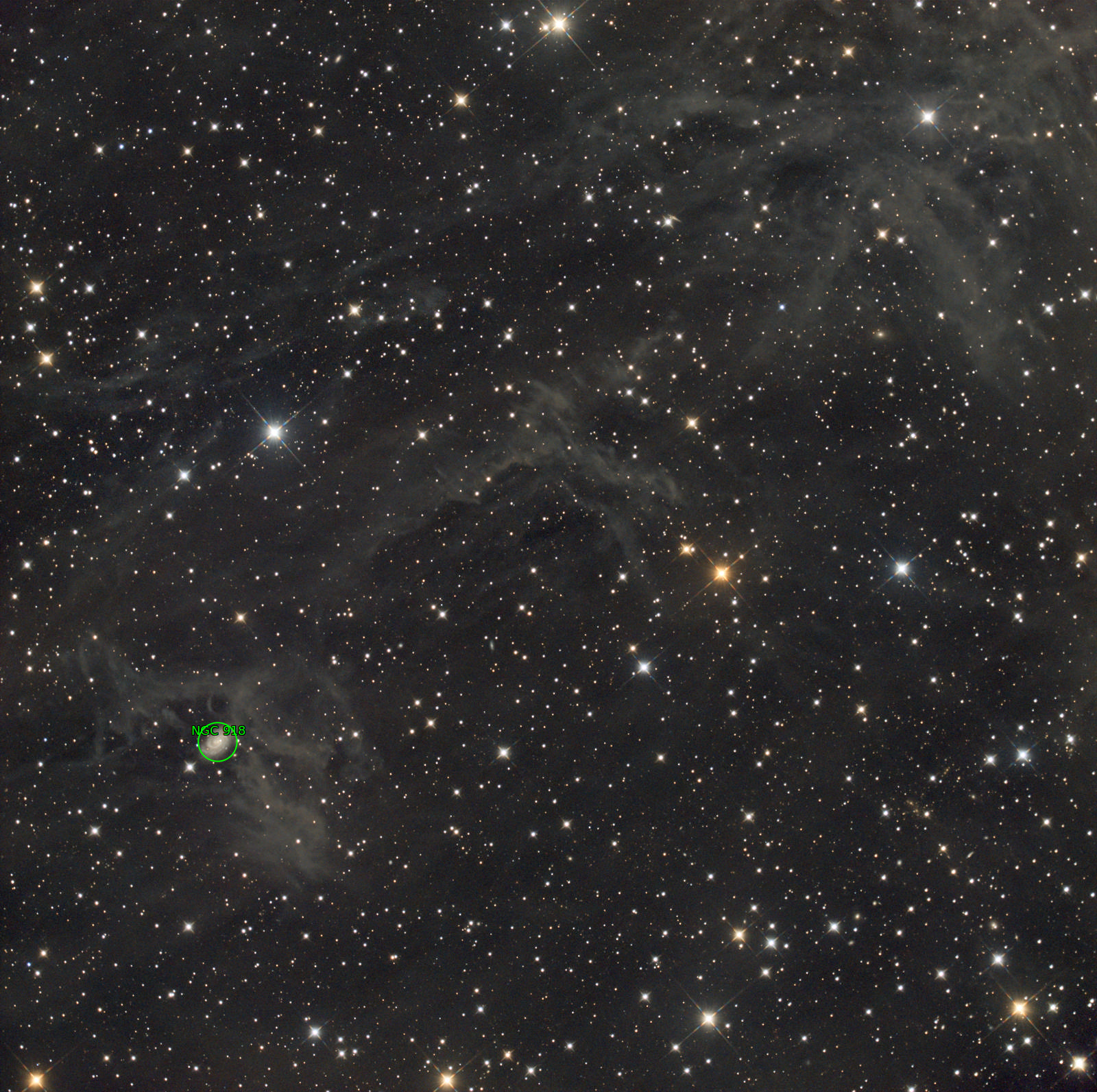 Sternkarten-Overlay (Astrometry.net)