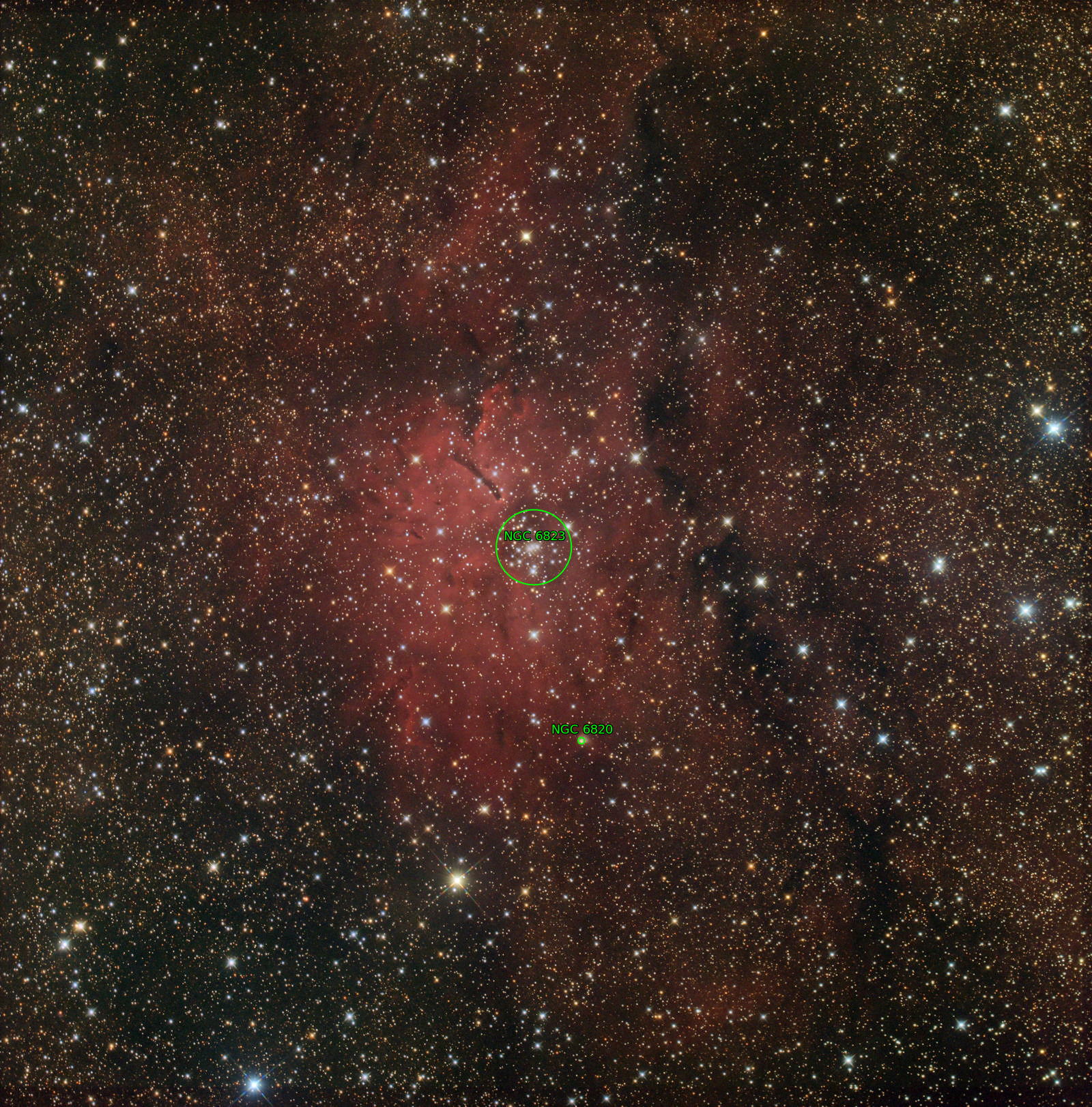 Sternkarten-Overlay (Astrometry.net)