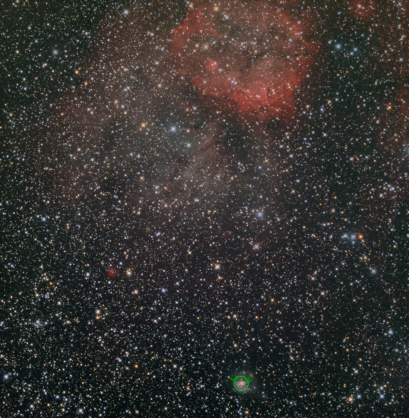 Sternkarten-Overlay (Astrometry.net)