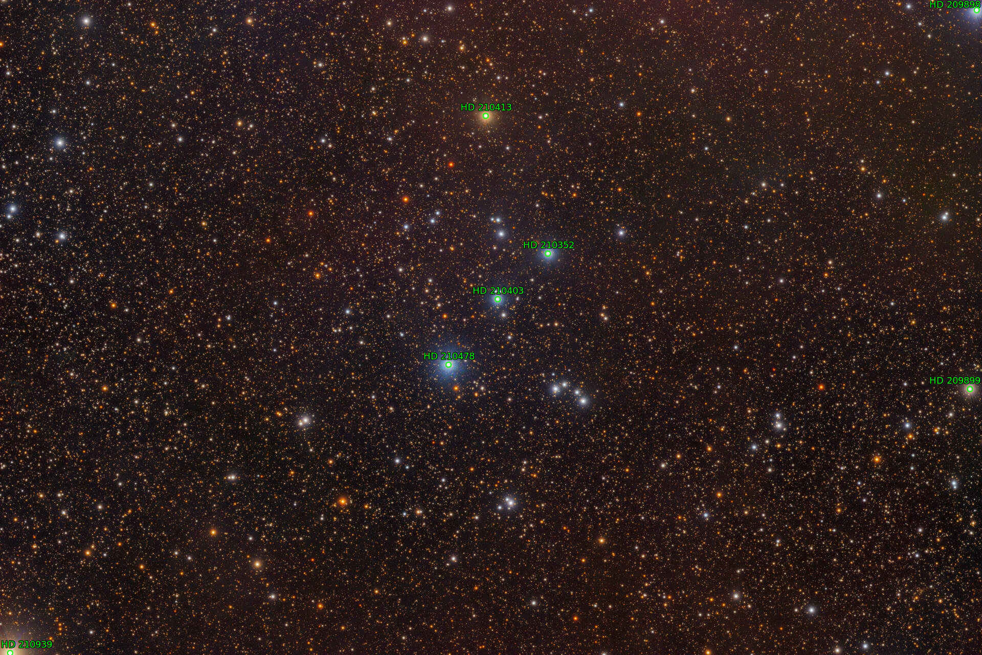 Sternkarten-Overlay (Astrometry.net)