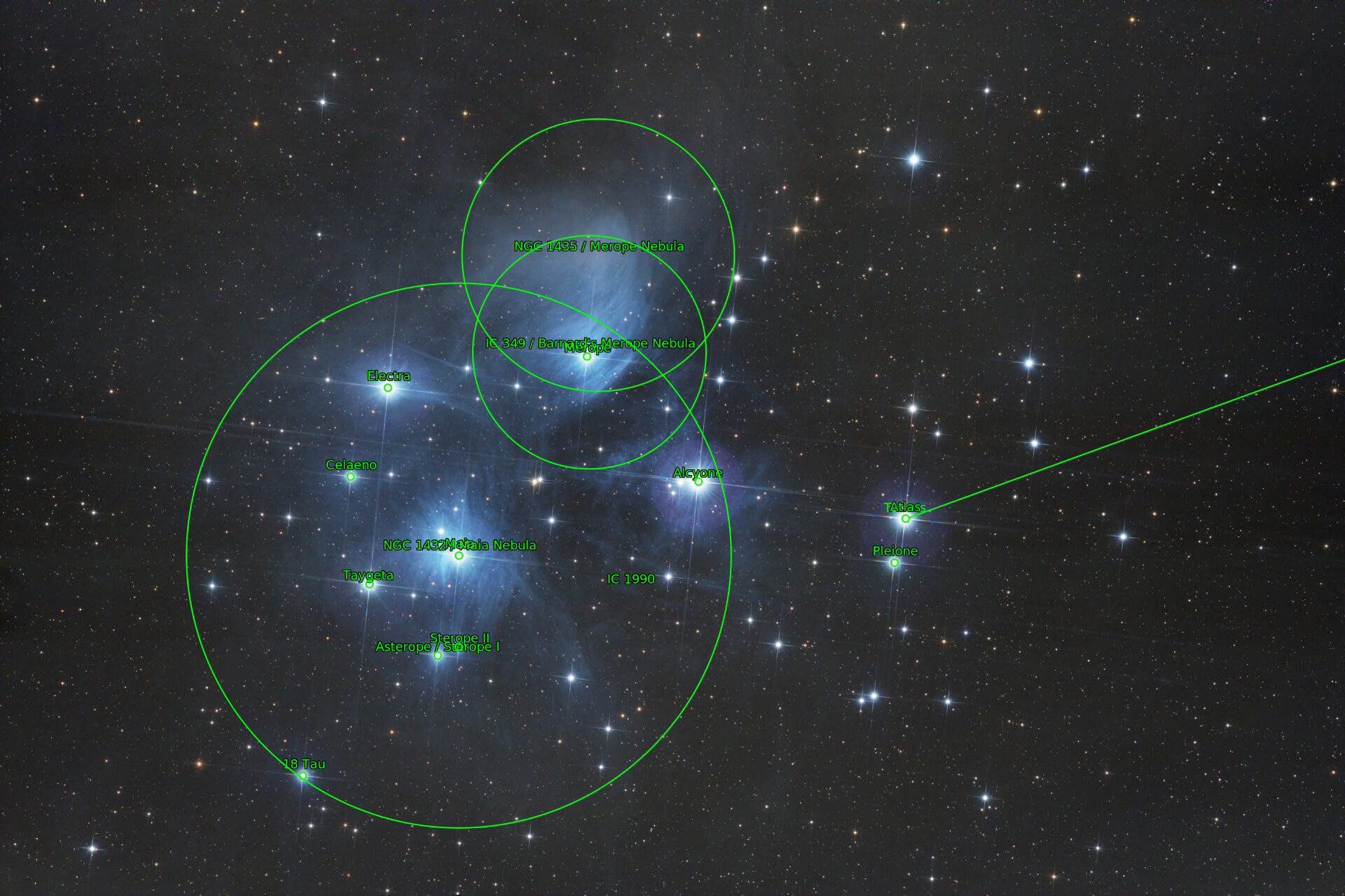 Sternkarten-Overlay (Astrometry.net)