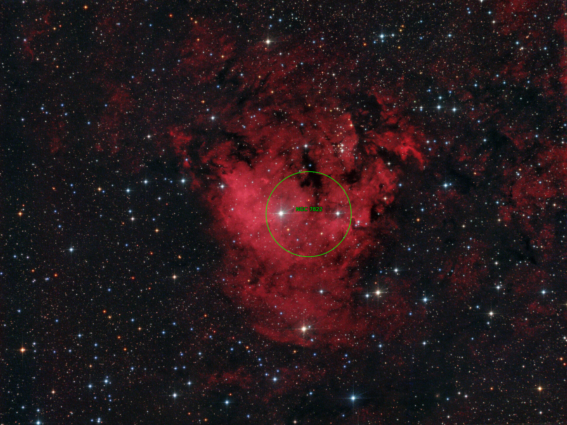 Sternkarten-Overlay (Astrometry.net)