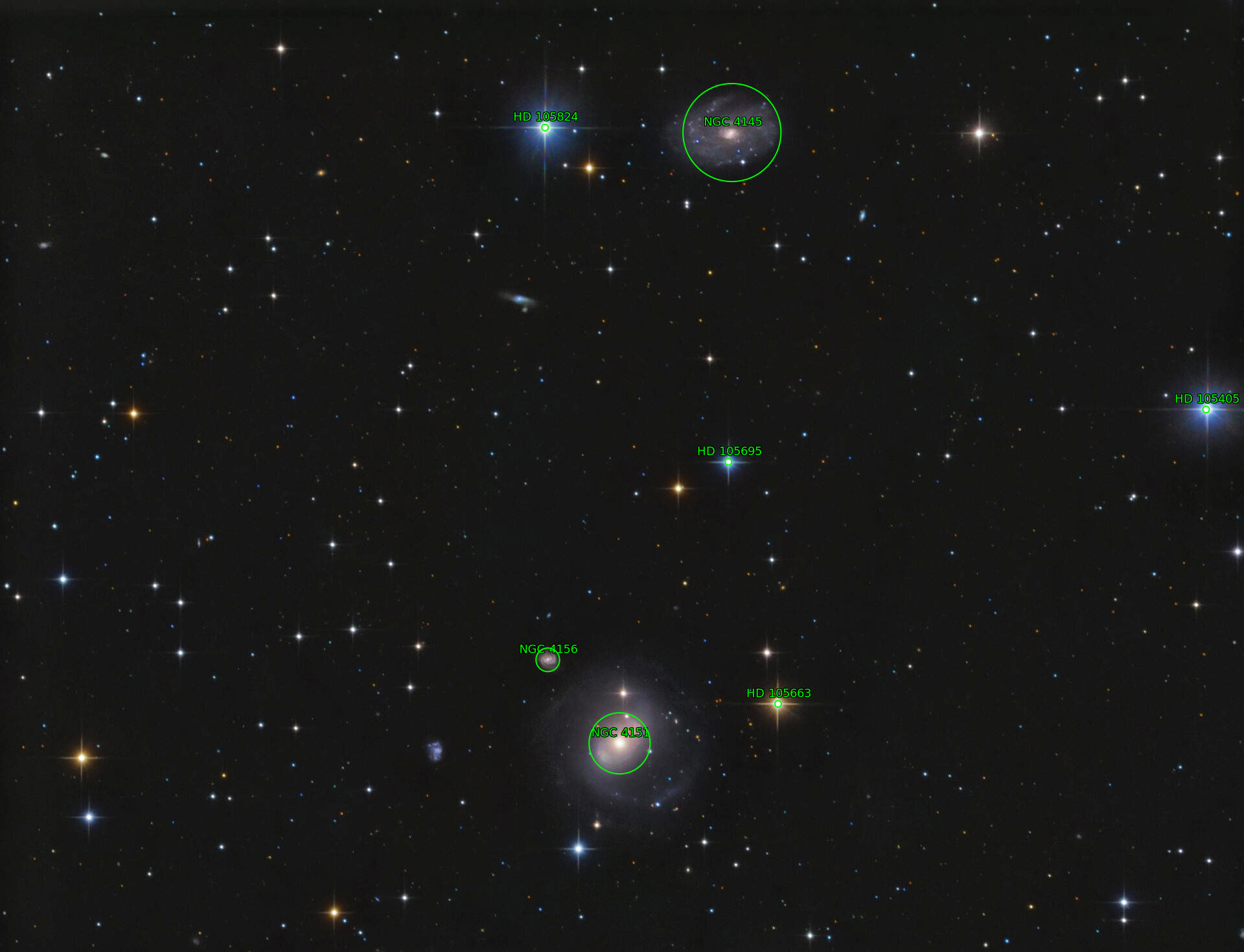 Sternkarten-Overlay (Astrometry.net)